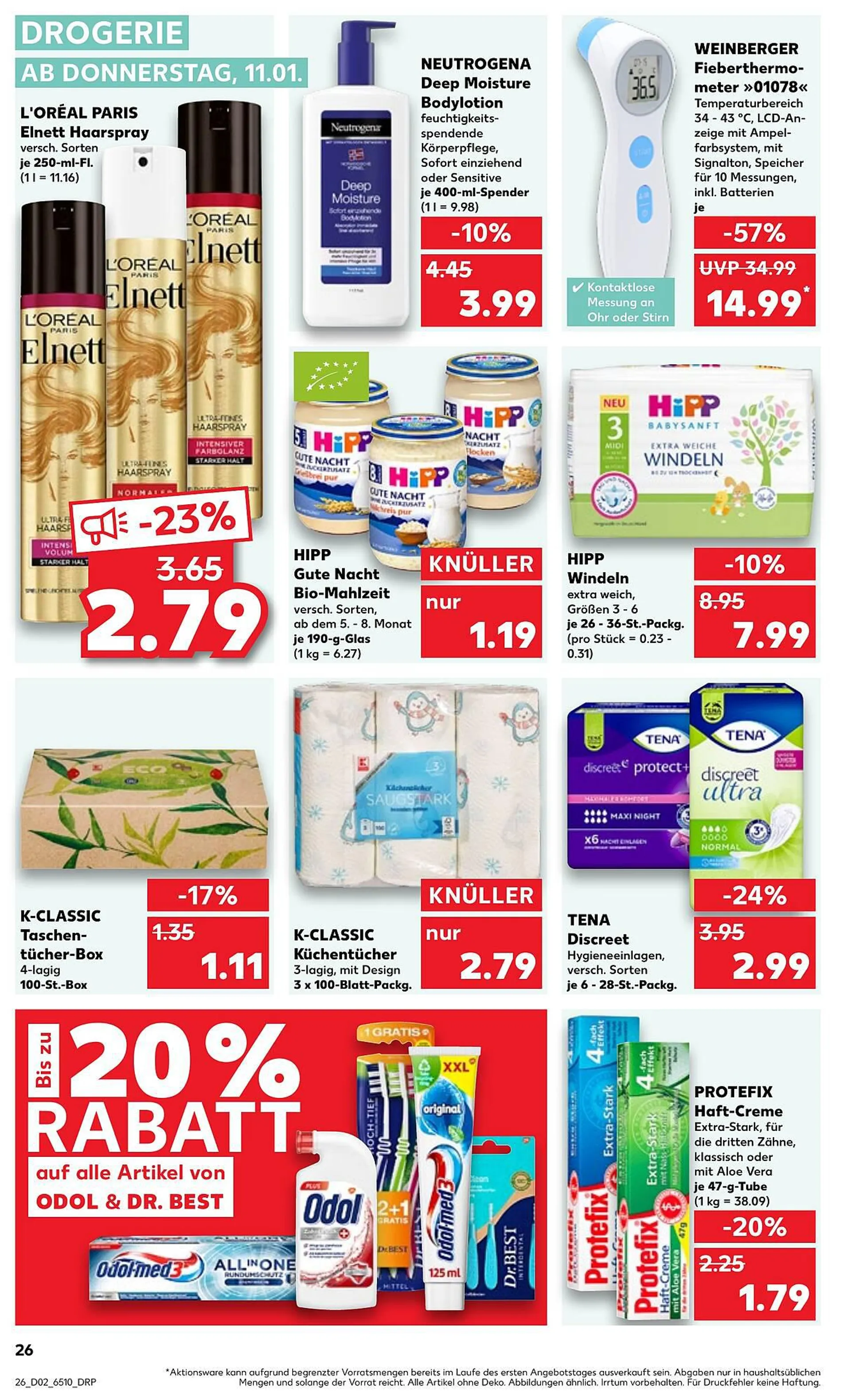 Kaufland Prospekt von 11. Januar bis 17. Januar 2024 - Prospekt seite 26