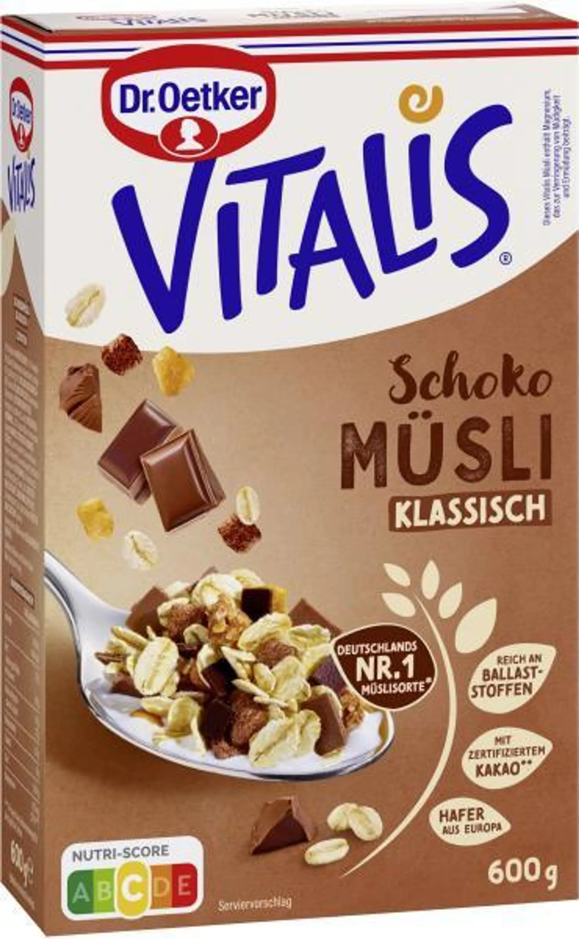 Dr. Oetker Vitalis Schoko Müsli klassisch