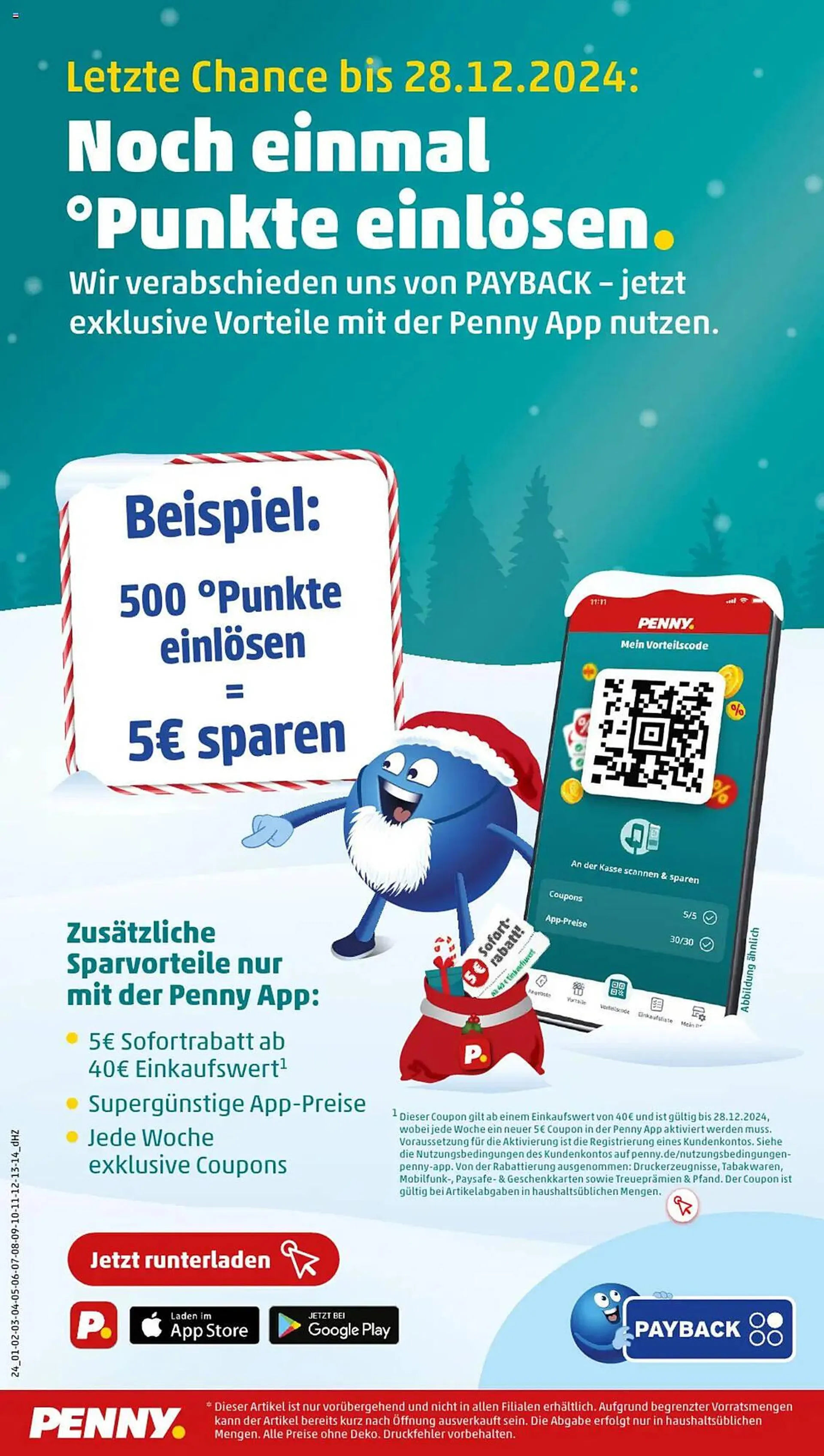 PENNY Prospekt von 16. Dezember bis 21. Dezember 2024 - Prospekt seite 24