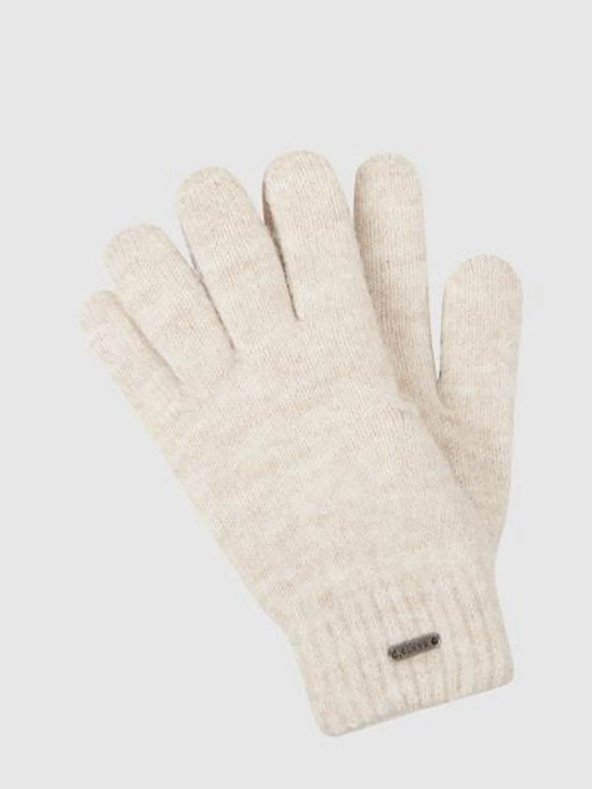 Handschuhe mit Futter Modell 'Shae' in ecru