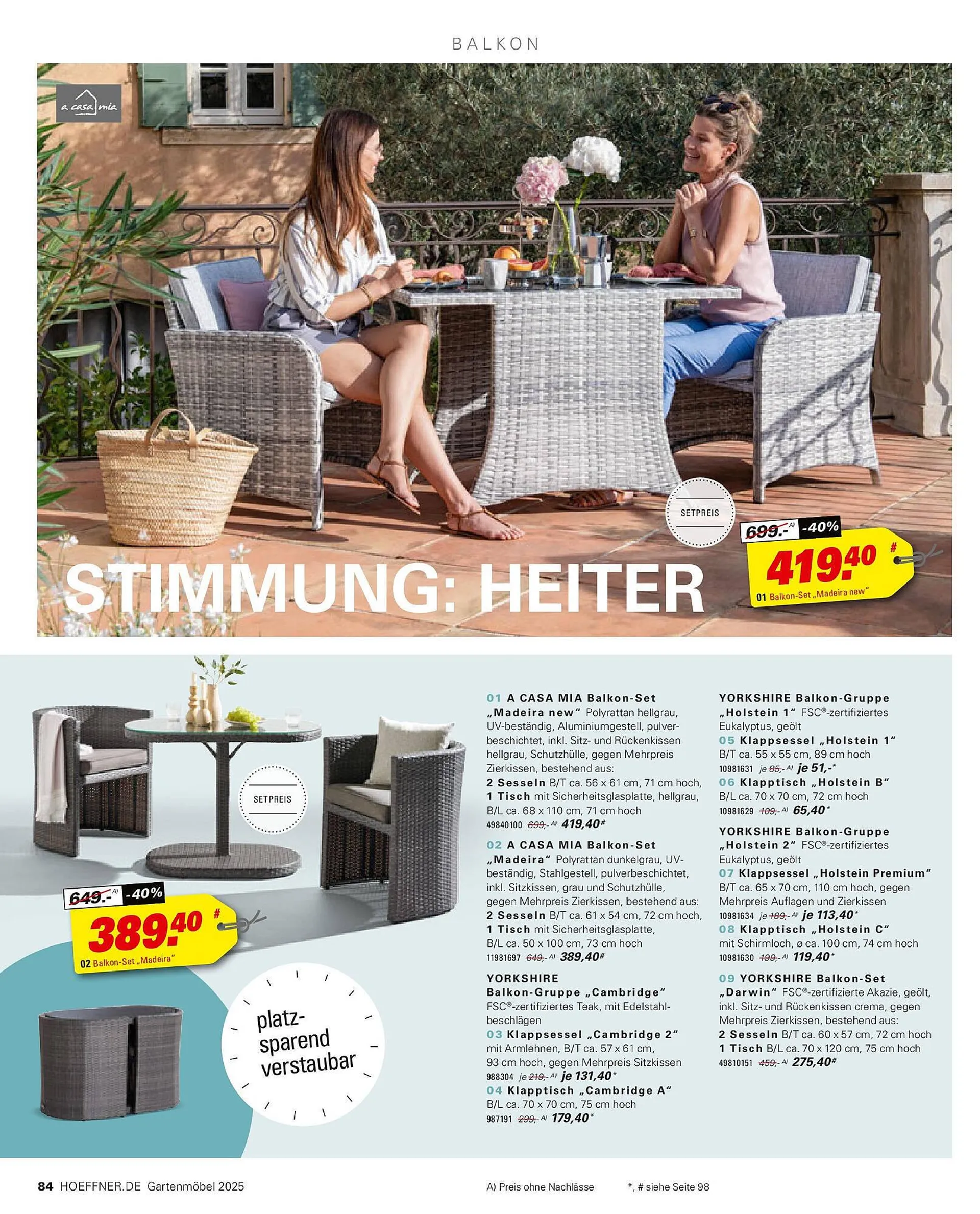 Höffner Prospekt von 31. Januar bis 31. Juli 2025 - Prospekt seite 84