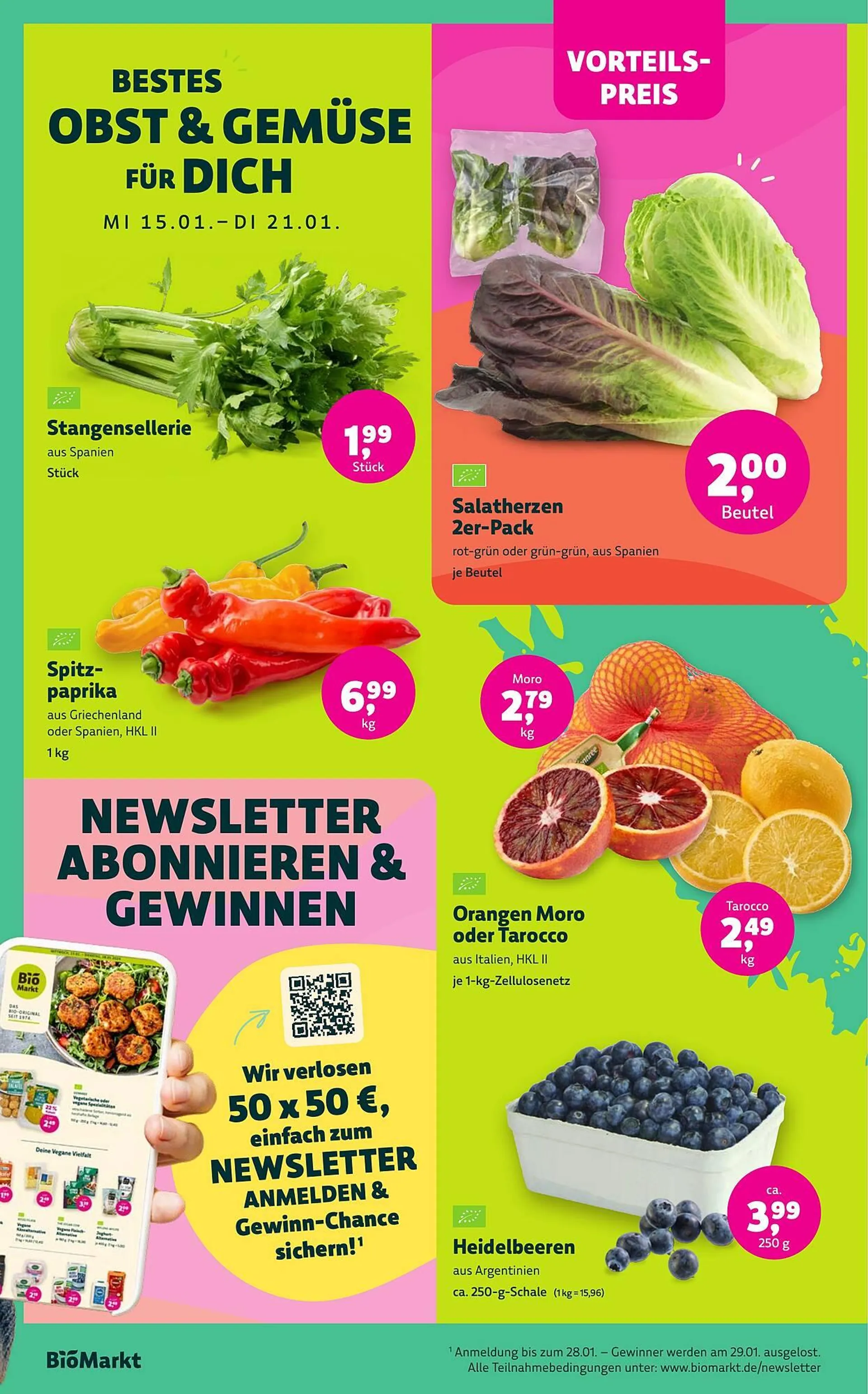 Aleco Biomarkt Prospekt von 15. Januar bis 28. Januar 2025 - Prospekt seite 2