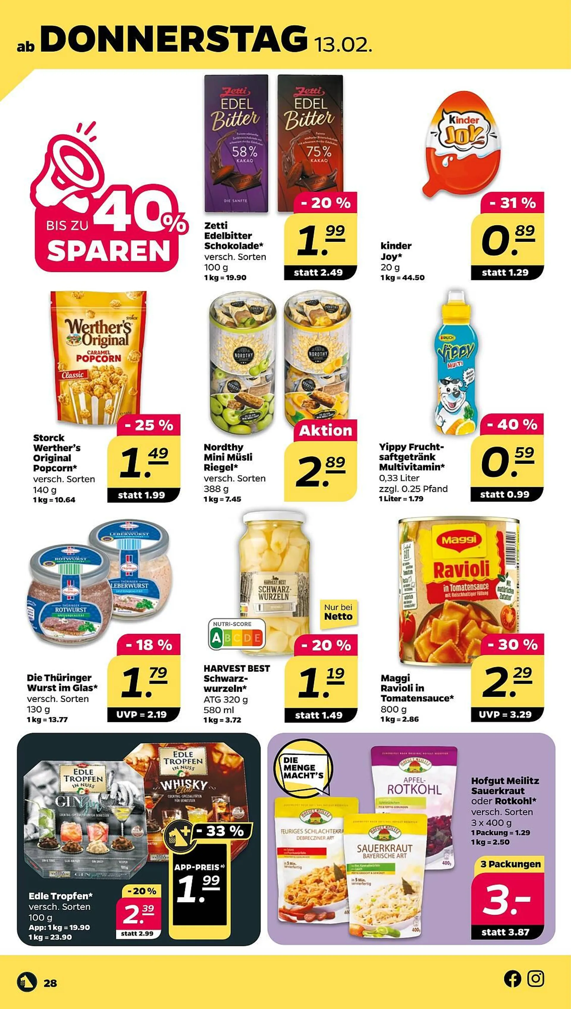 NETTO Prospekt von 10. Februar bis 15. Februar 2025 - Prospekt seite 28