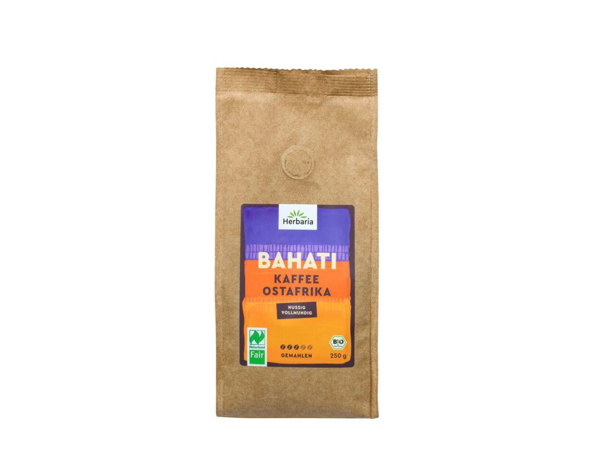 Herbaria Bahati Kaffee gemahlen 250 g