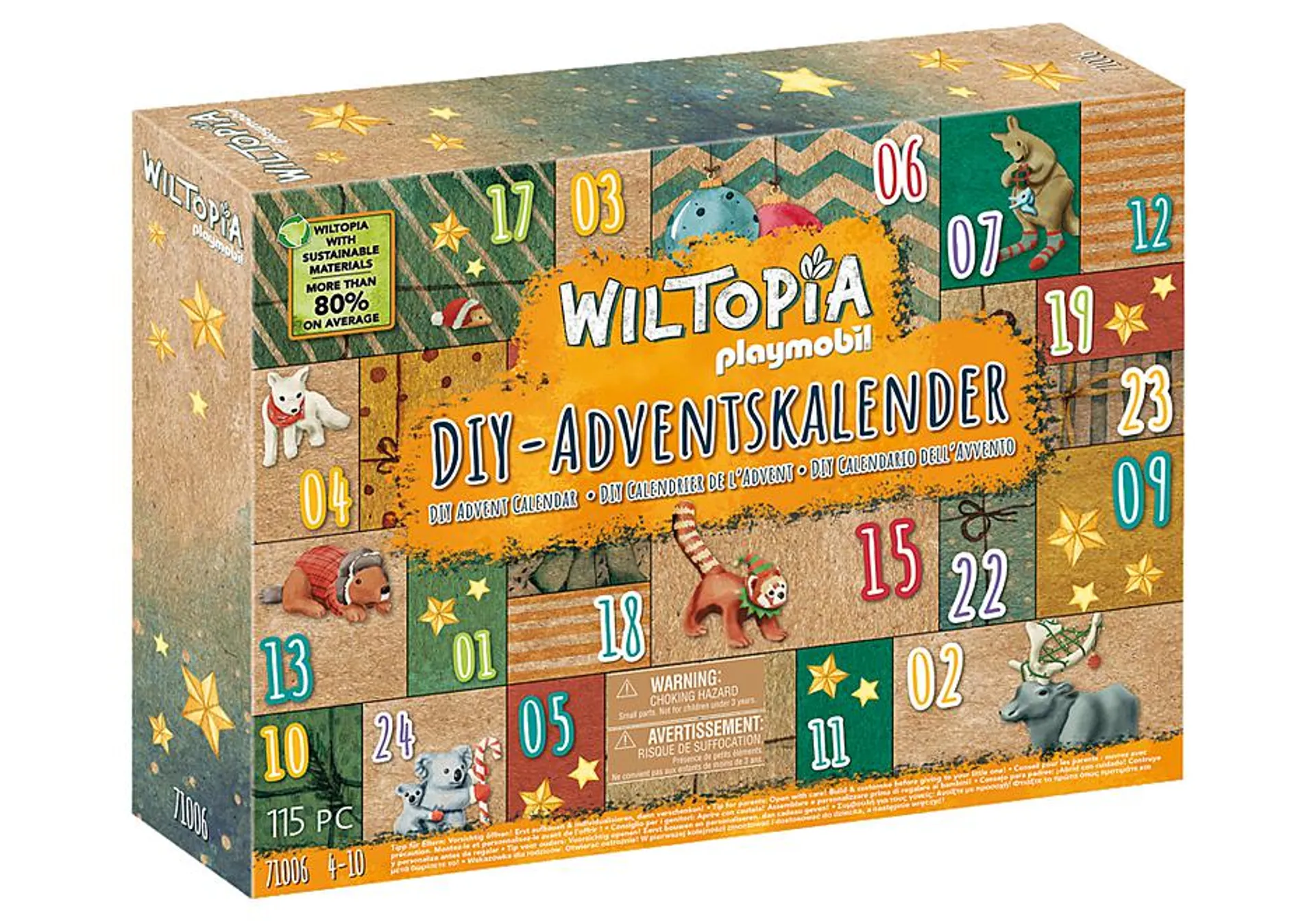 Wiltopia - DIY Adventskalender: Tierische Weltreise