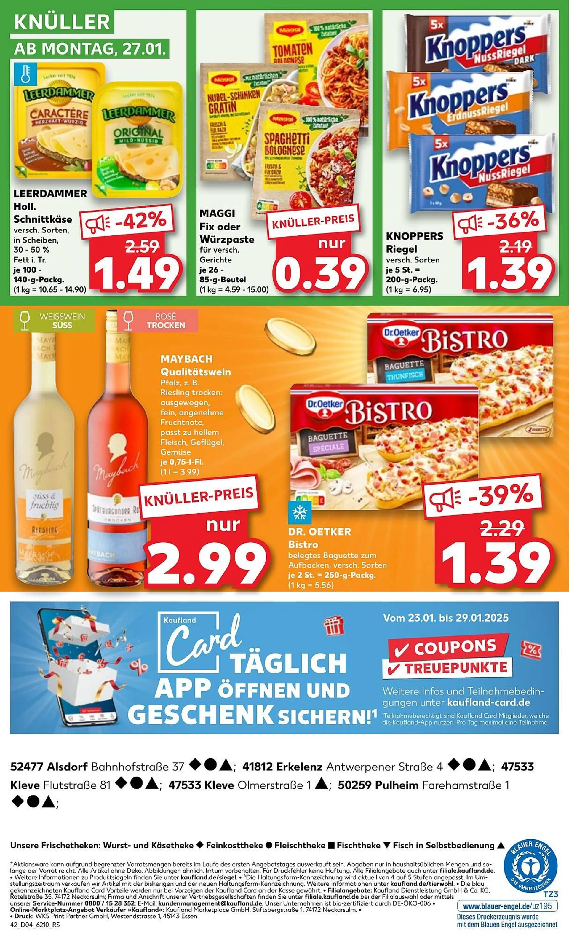 Kaufland Prospekt von 23. Januar bis 29. Januar 2025 - Prospekt seite 42