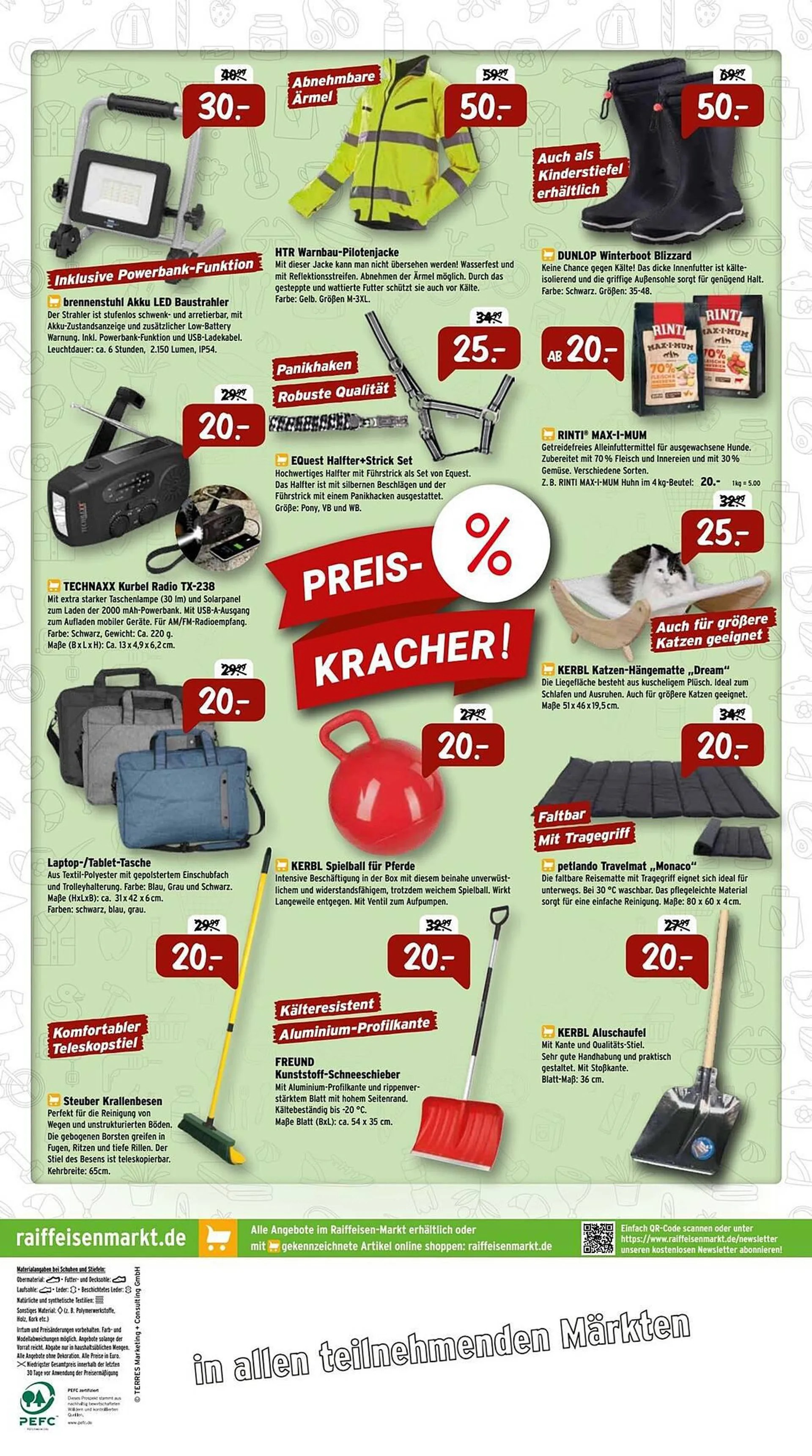 Raiffeisen Markt Prospekt von 28. Dezember bis 31. Januar 2024 - Prospekt seite 4