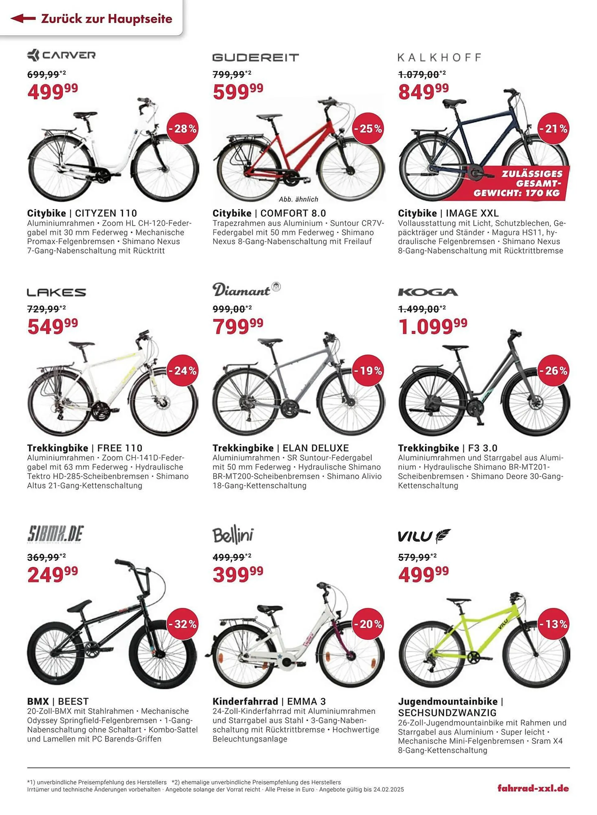 Fahrrad XXL Prospekt von 21. Januar bis 25. Februar 2025 - Prospekt seite 6