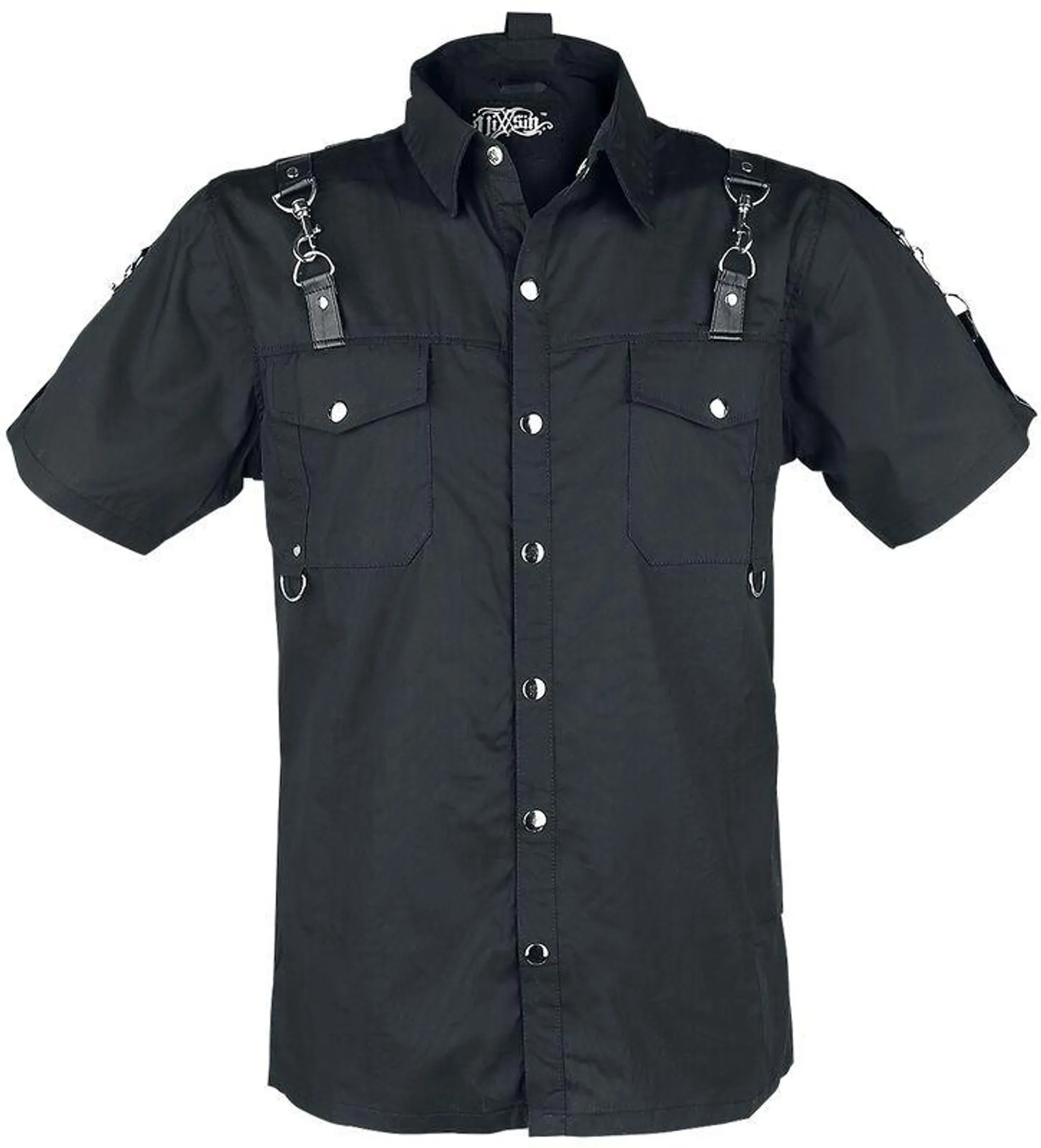 "RE Shirt" Camisa manga Corta Negro de Vixxsin