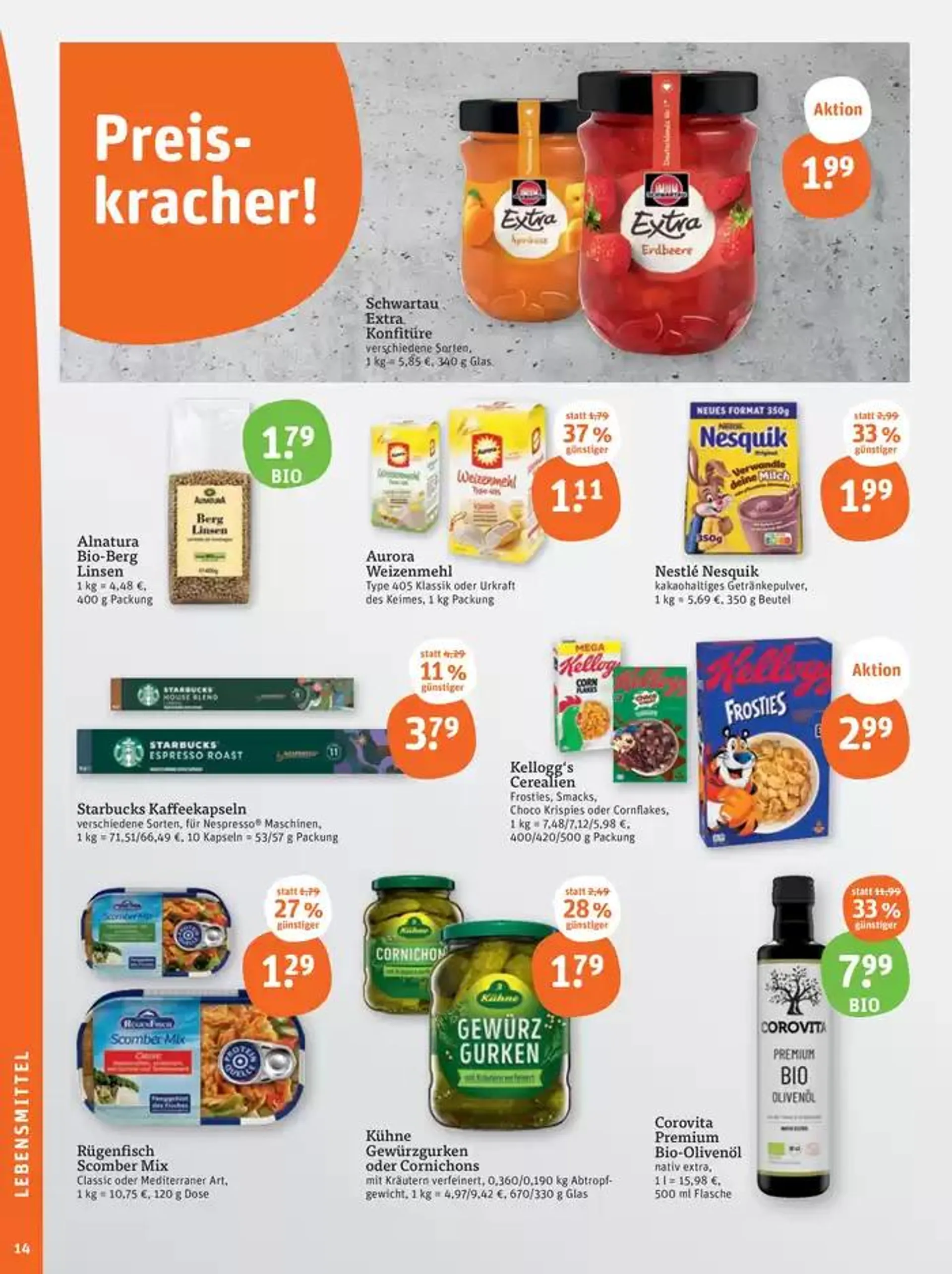 Top-Deals für alle Kunden von 28. Oktober bis 11. November 2024 - Prospekt seite 16