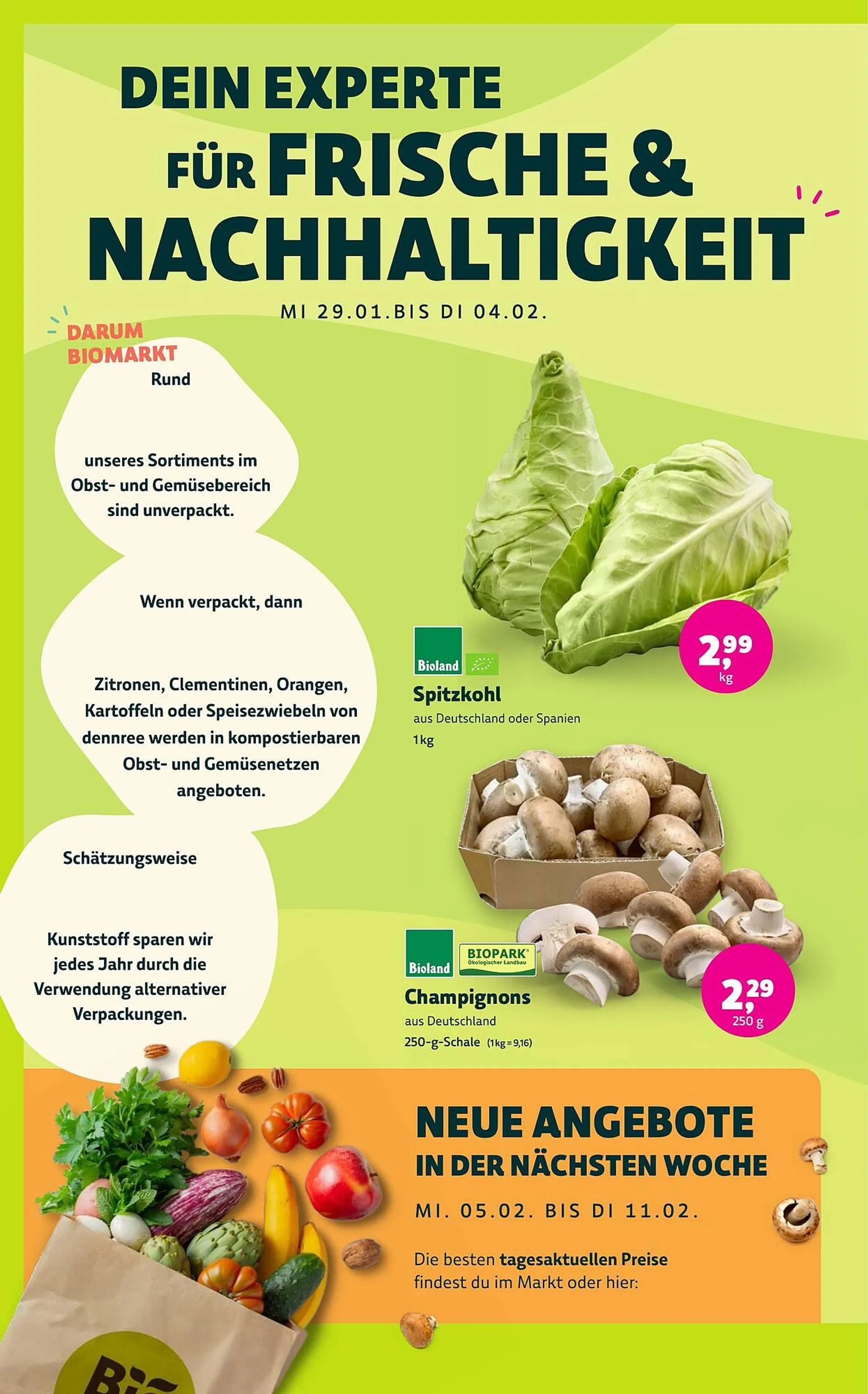 Aleco Biomarkt Prospekt von 29. Januar bis 11. Februar 2025 - Prospekt seite 4