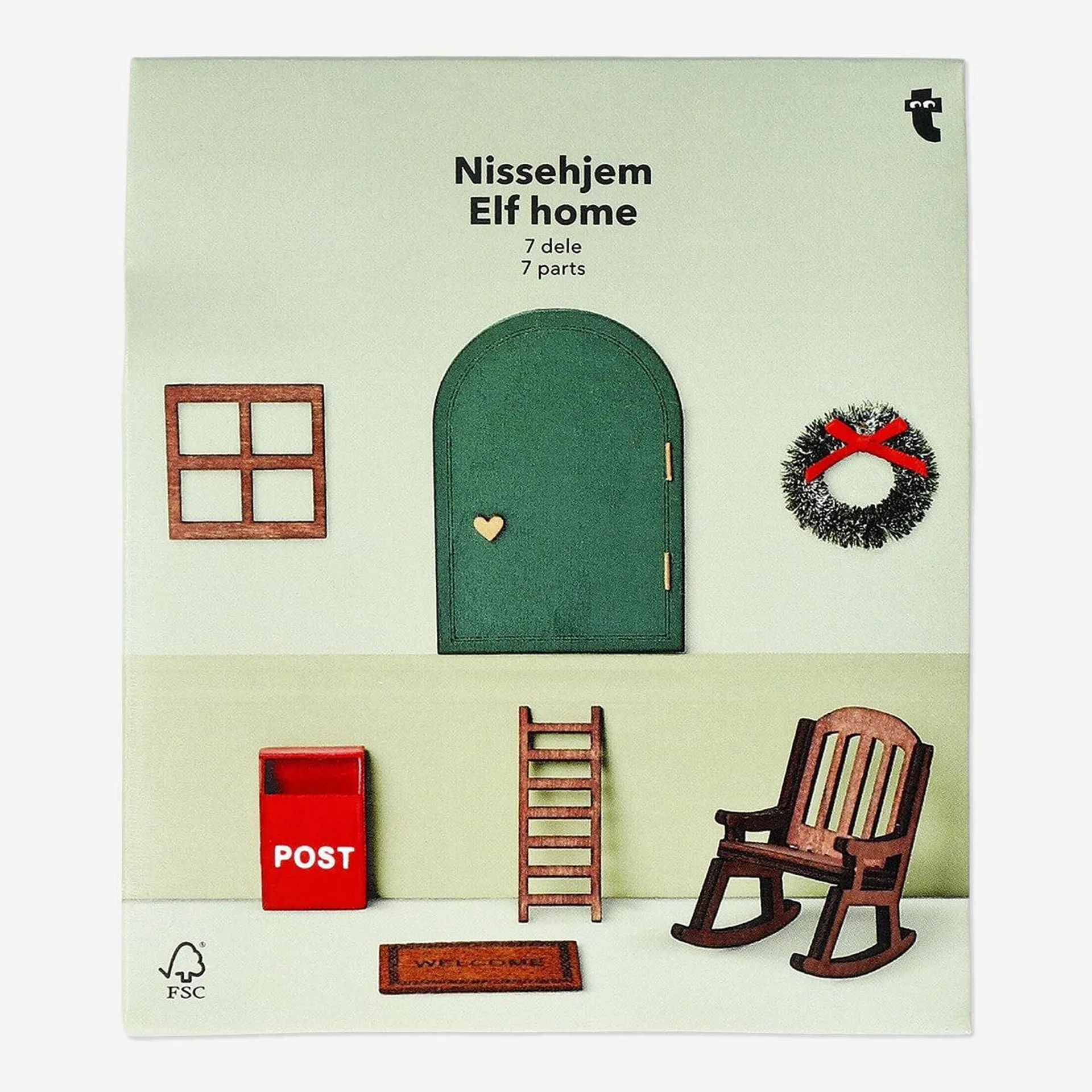 Elf home decorations - 7 pcs