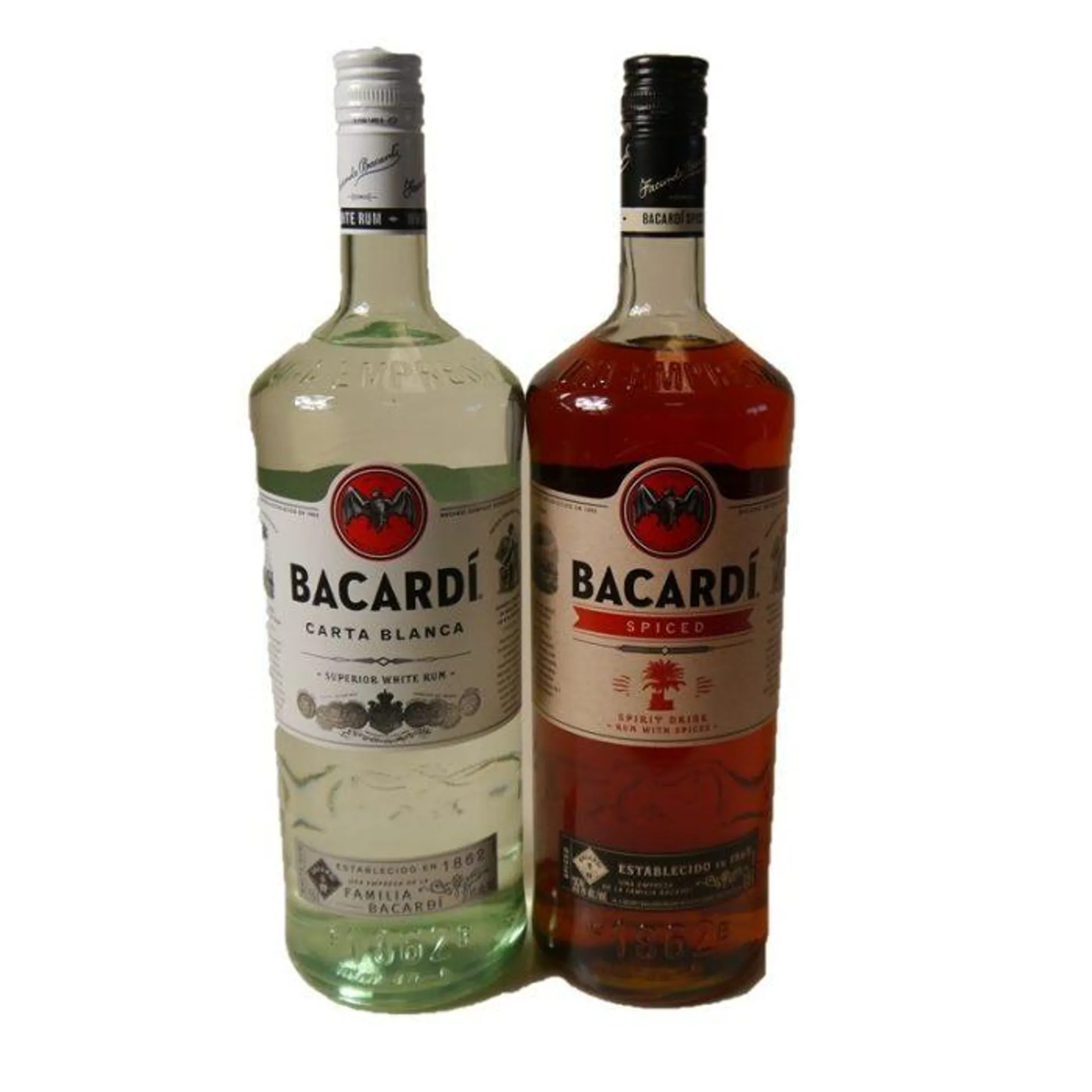 Bacardi – Carta Blanca & Spiced (1,5l)