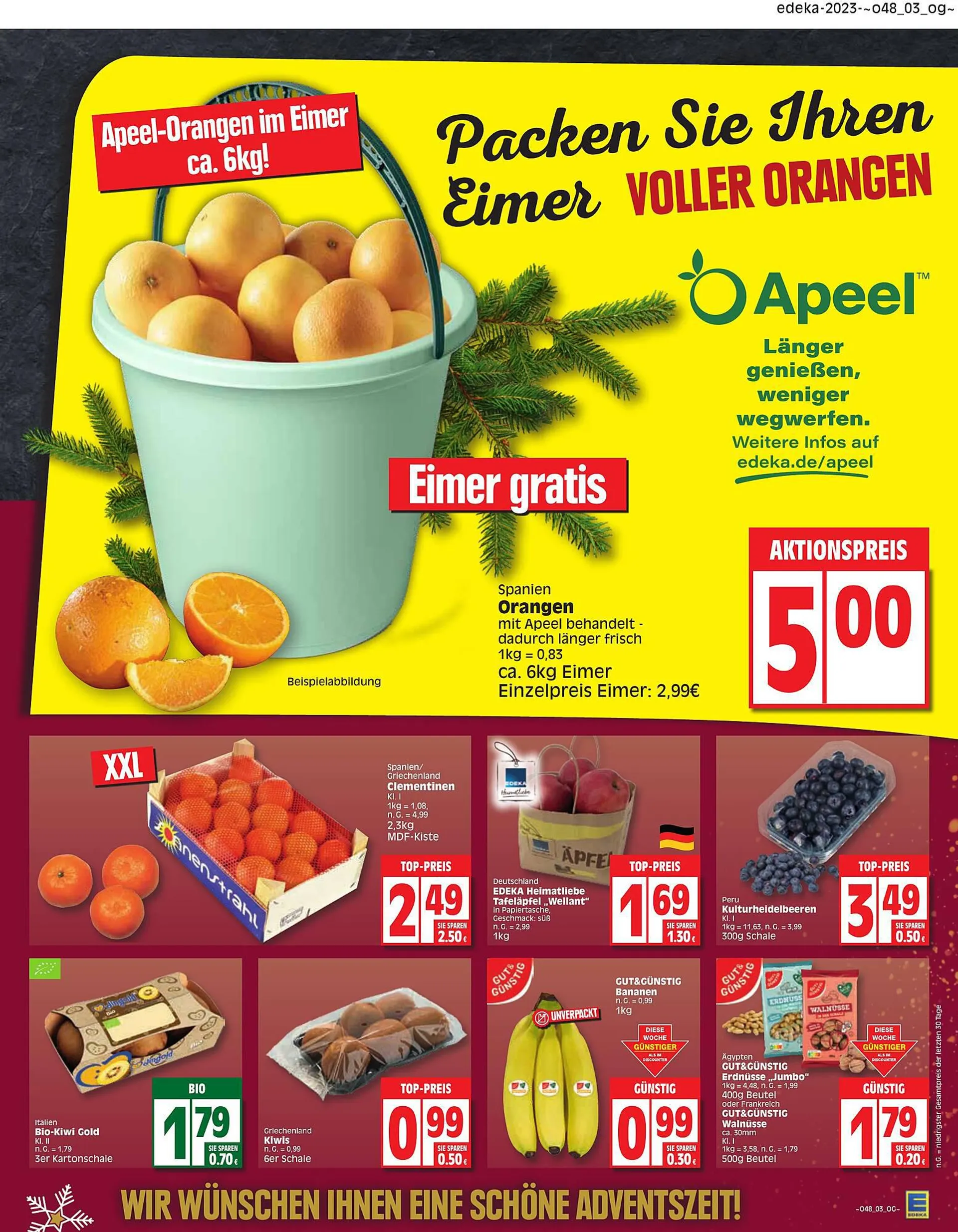 EDEKA Prospekt von 22. November bis 25. November 2023 - Prospekt seite 3