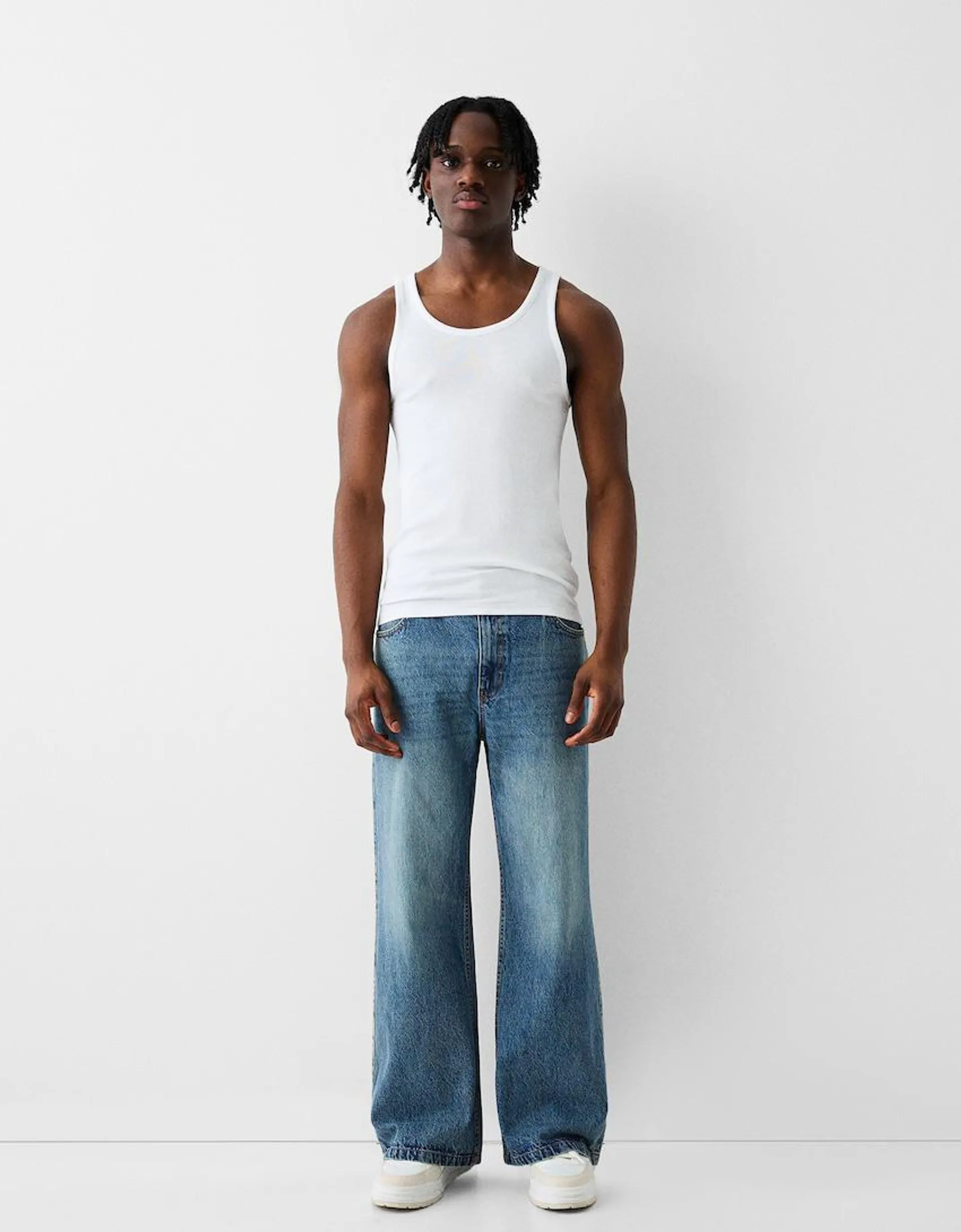 Jeans-Schlaghose im Baggy-Hosen-Stil