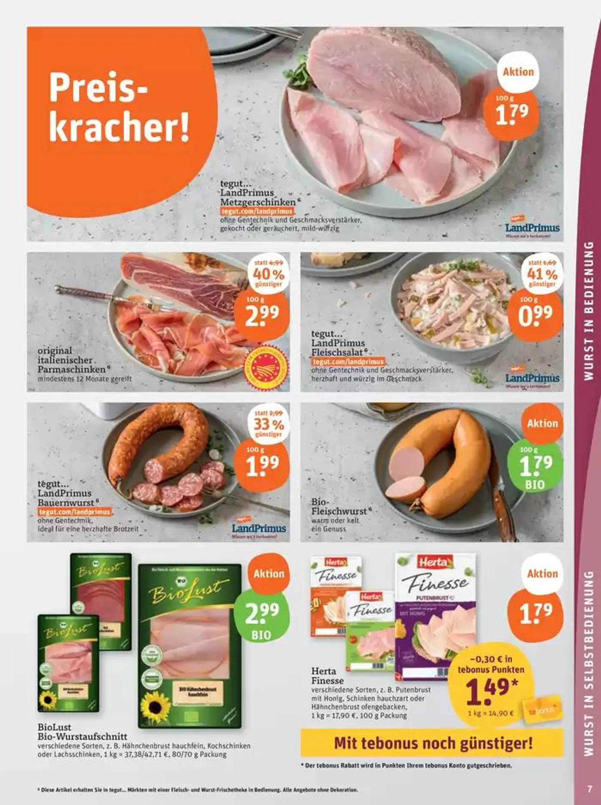 Top-Deals für alle Kunden von 28. Oktober bis 11. November 2024 - Prospekt seite 9