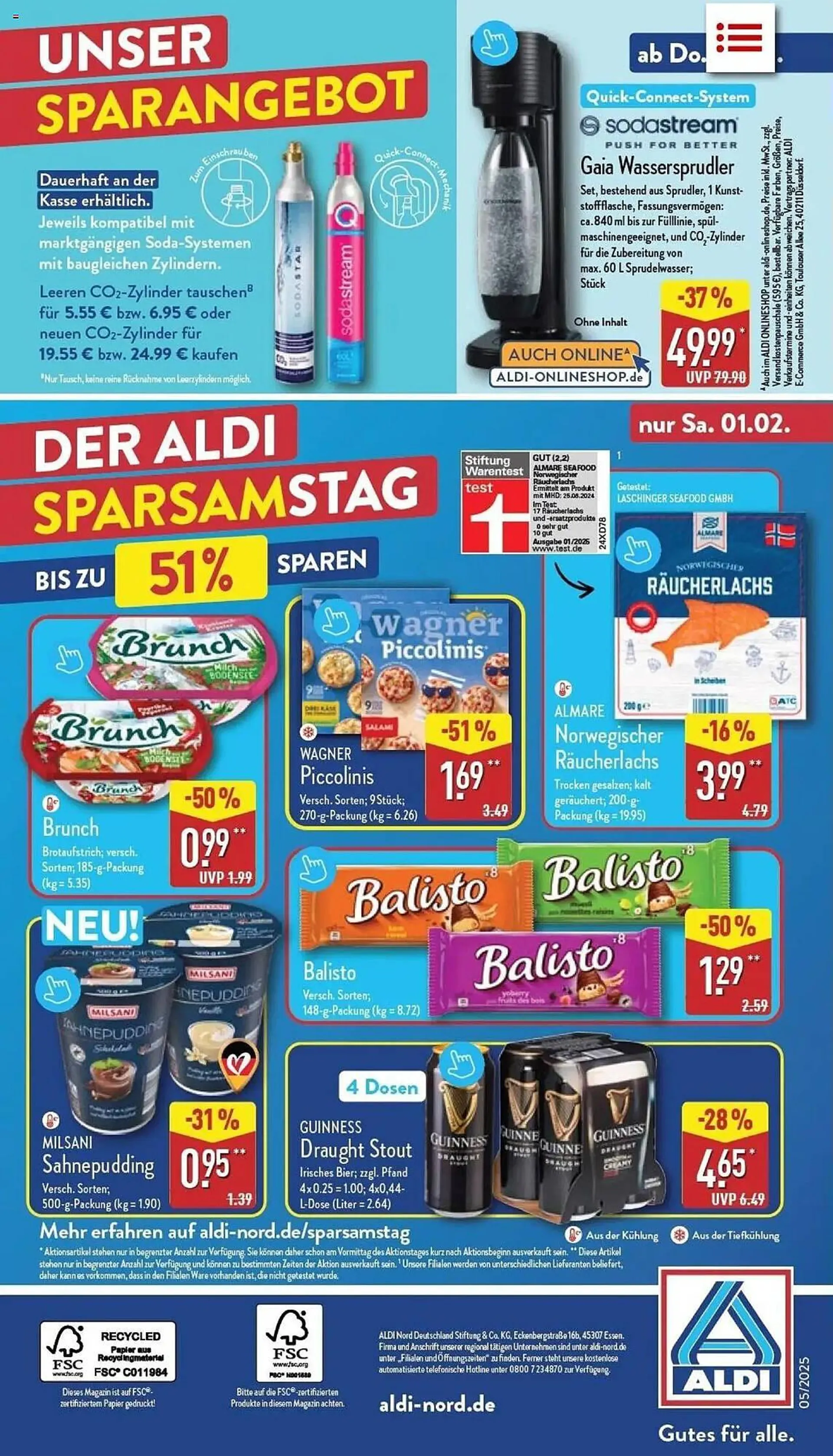 Aldi Nord Prospekt von 27. Januar bis 1. Februar 2025 - Prospekt seite 36