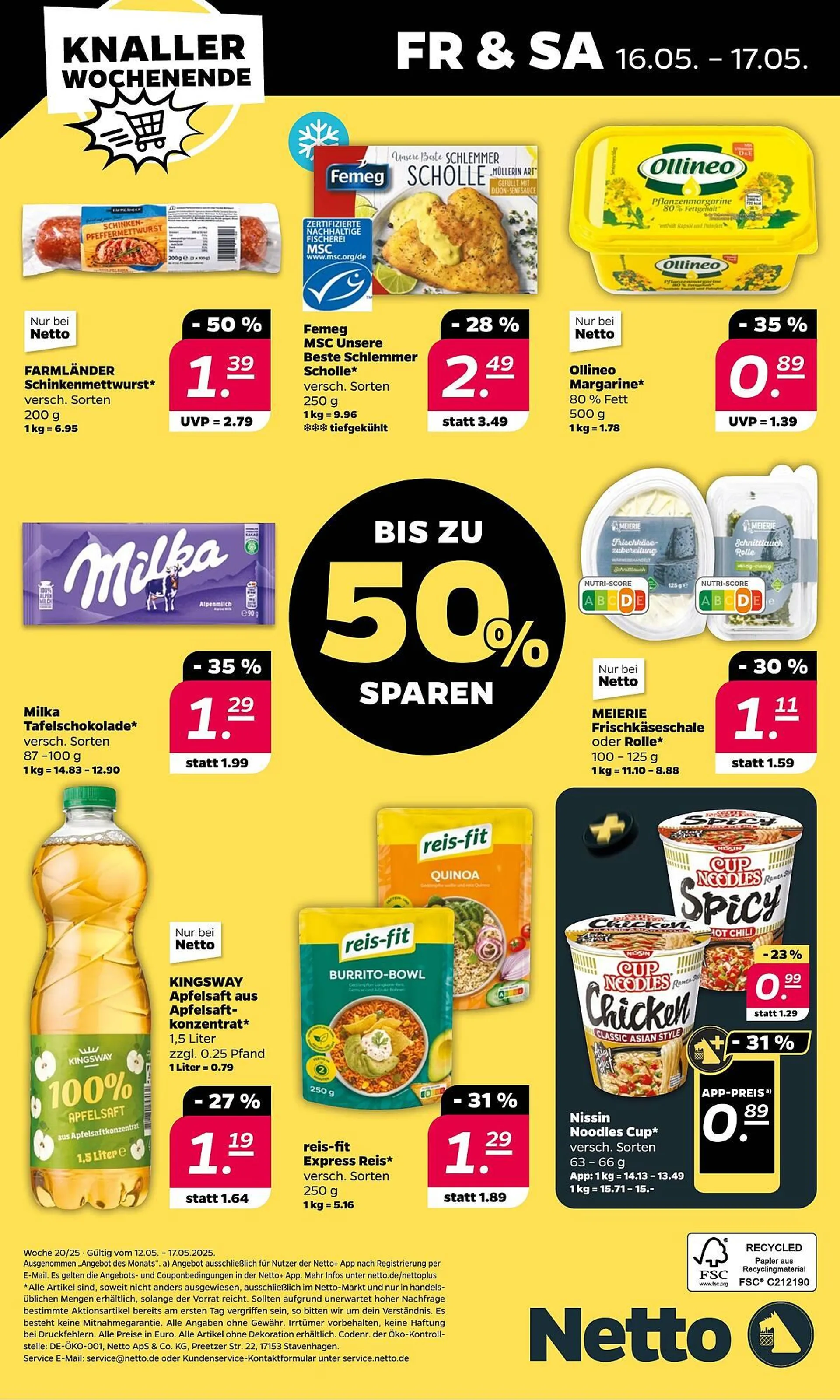 NETTO Prospekt von 12. Mai bis 17. Mai 2025 - Prospekt seite 32