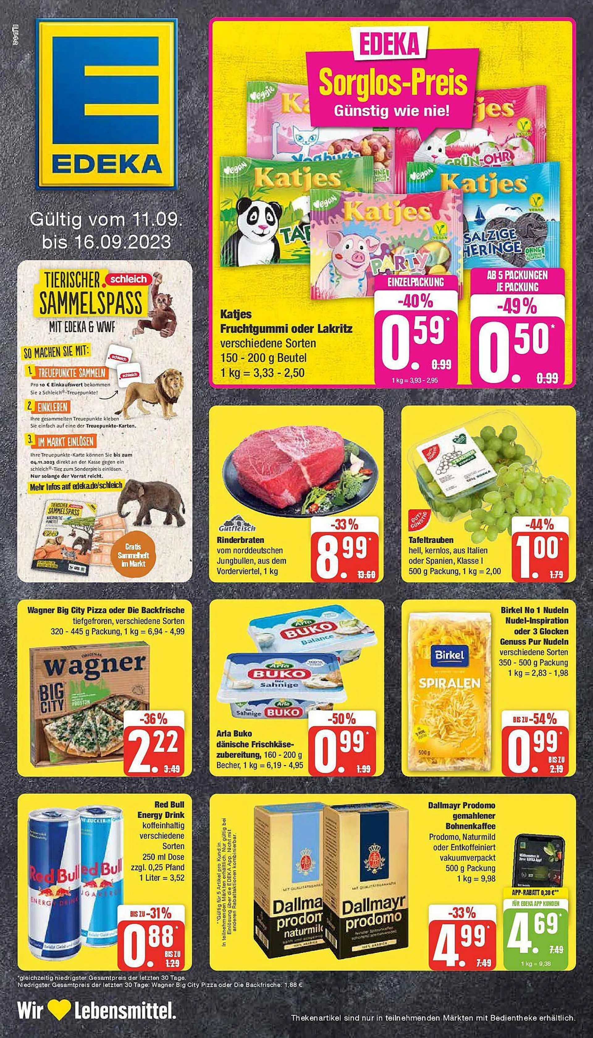 EDEKA Prospekt von 12. September bis 12. September 2023 - Prospekt seite 1