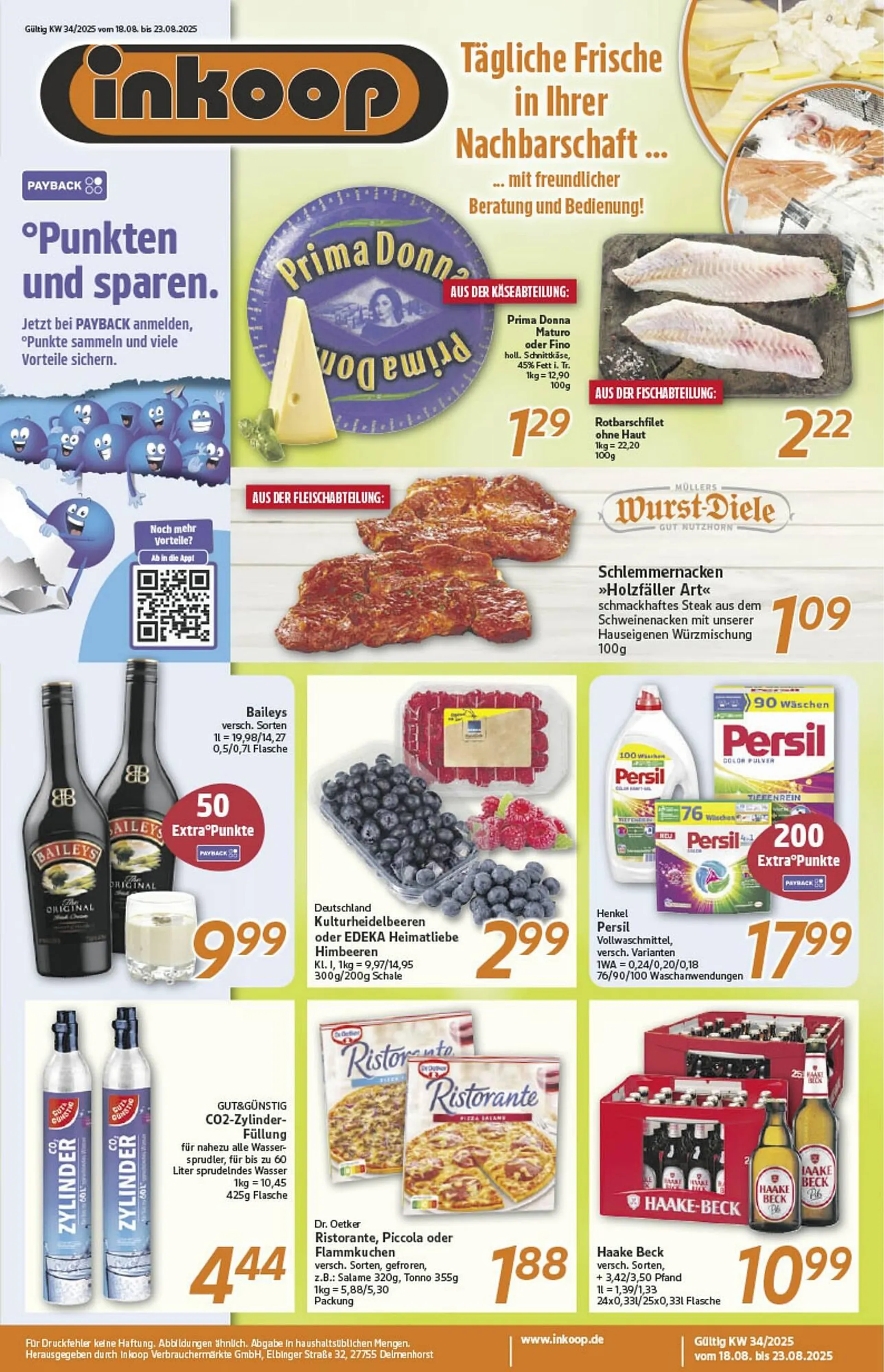 inkoop Prospekt von 18. August bis 23. August 2025 - Prospekt seite 1