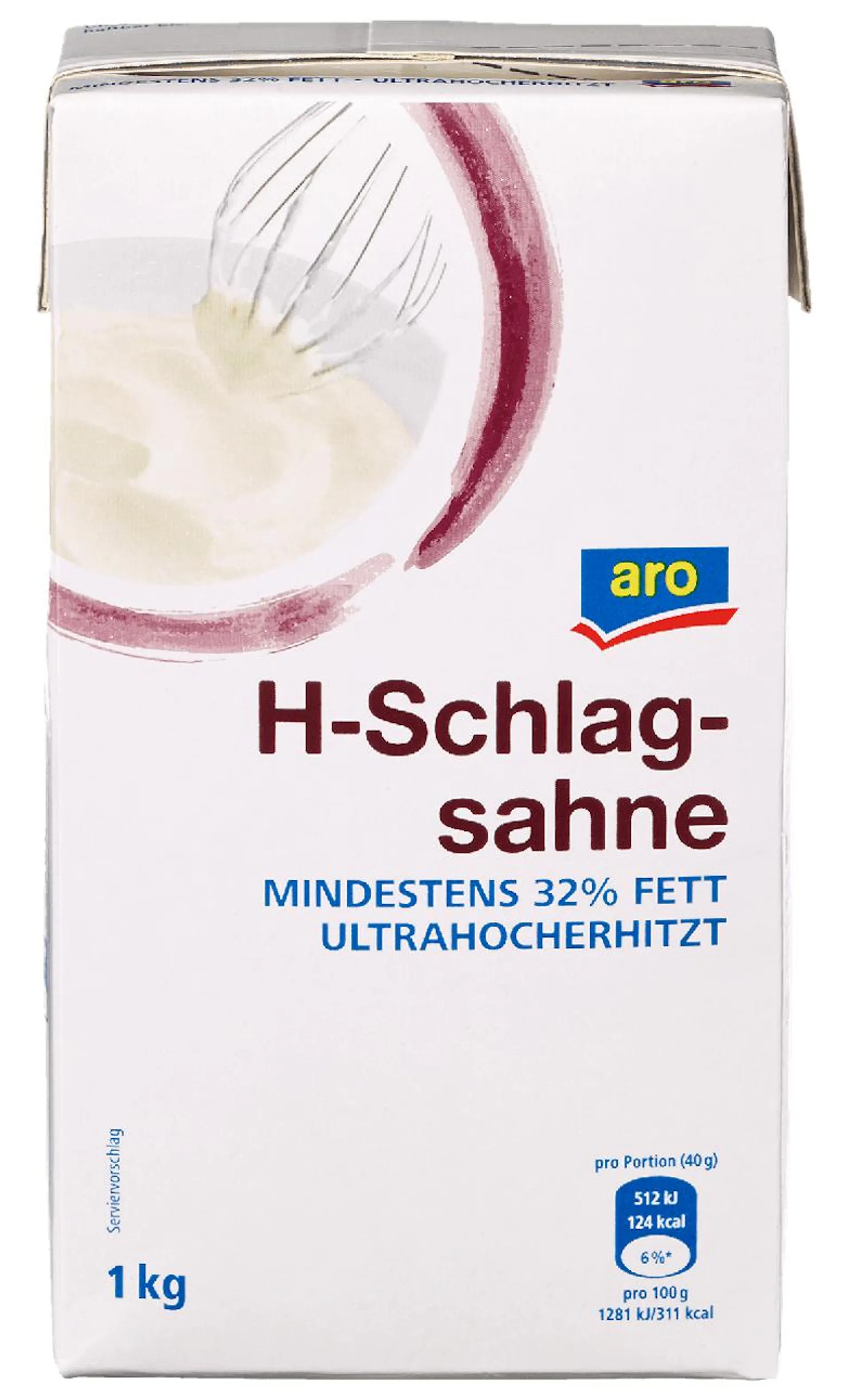 aro H-Schlagsahne 32 % Fett (1 kg)