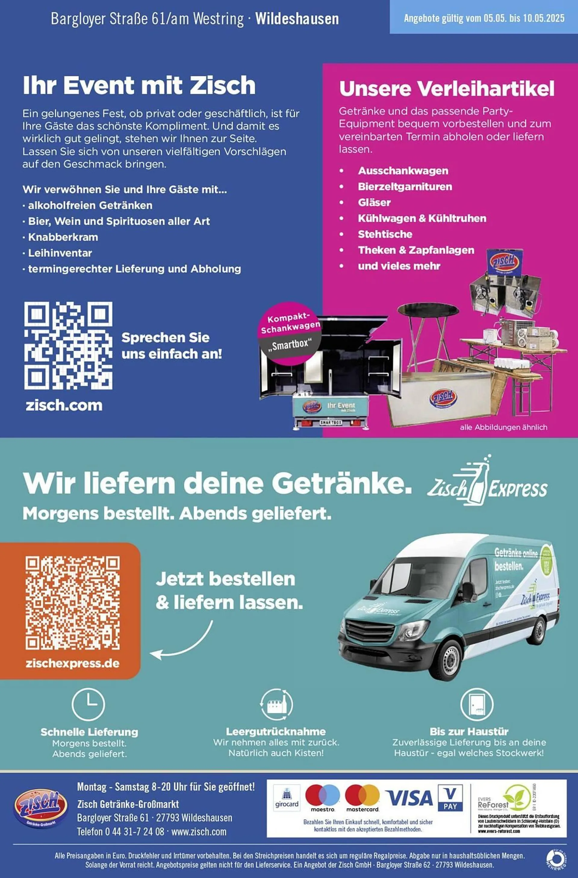 Zisch Prospekt von 5. Mai bis 10. Mai 2025 - Prospekt seite 8