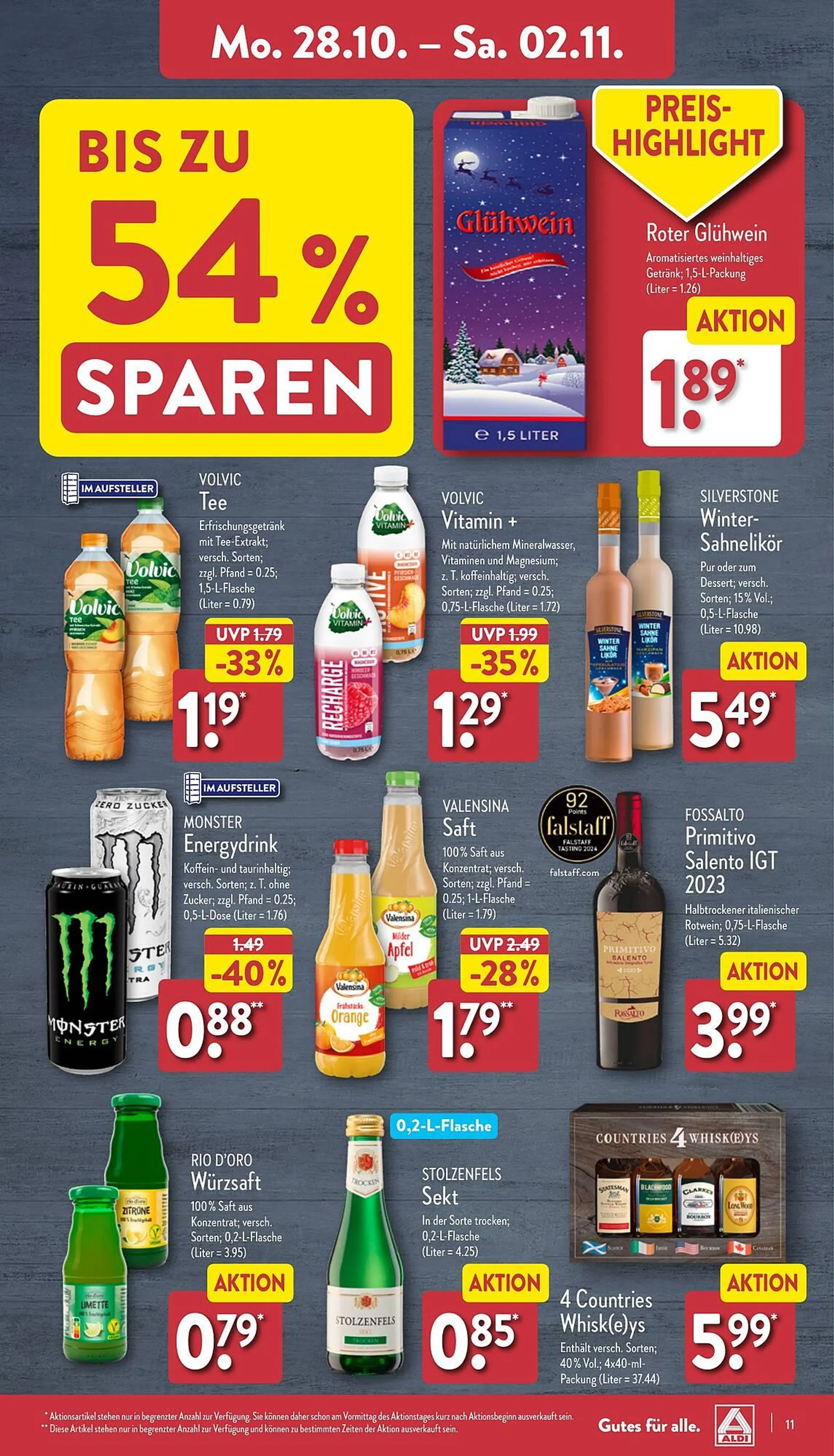 Aldi Nord Prospekt von 28. Oktober bis 2. November 2024 - Prospekt seite 11