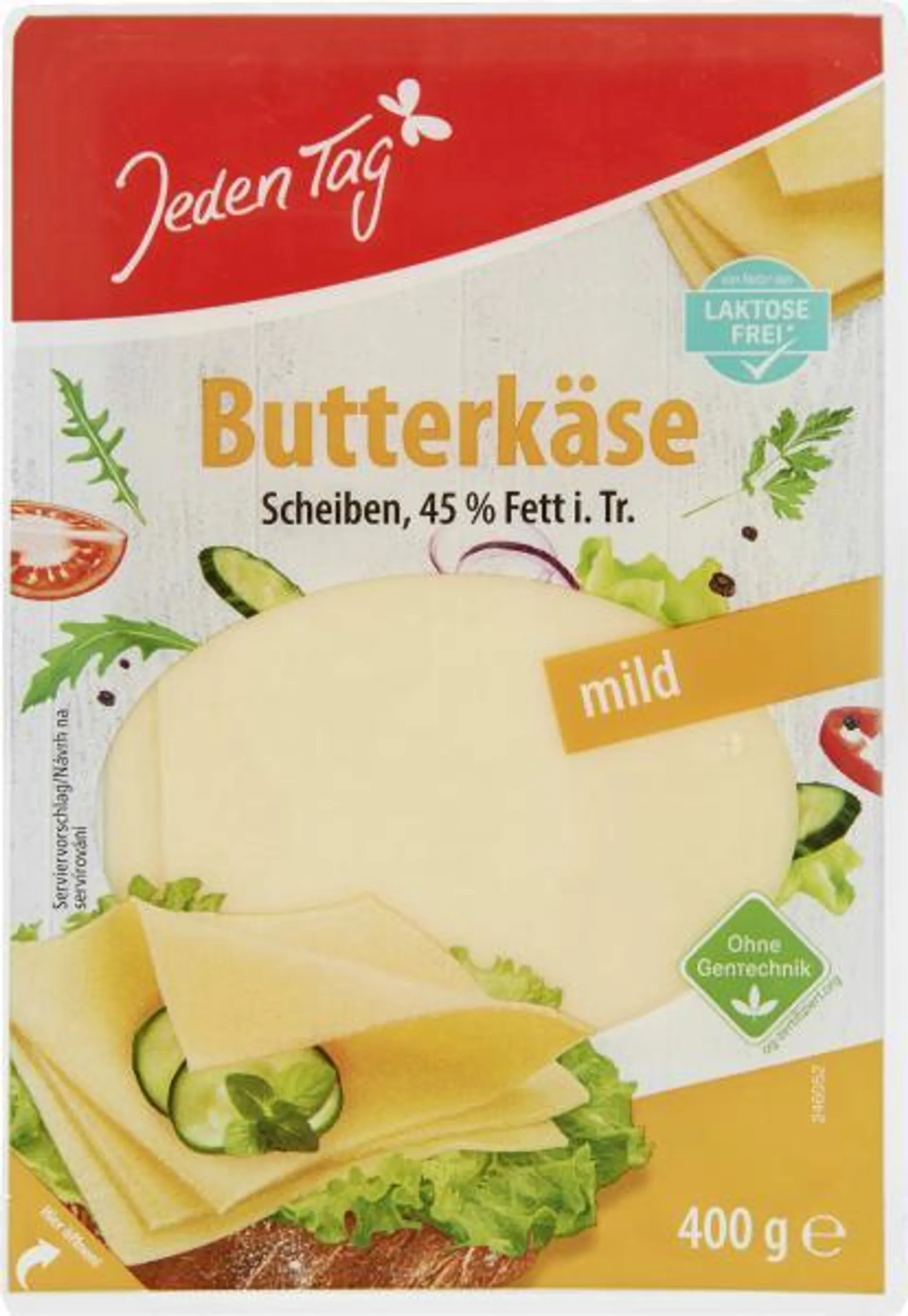 Jeden Tag Butterkäse in Scheiben 400 g