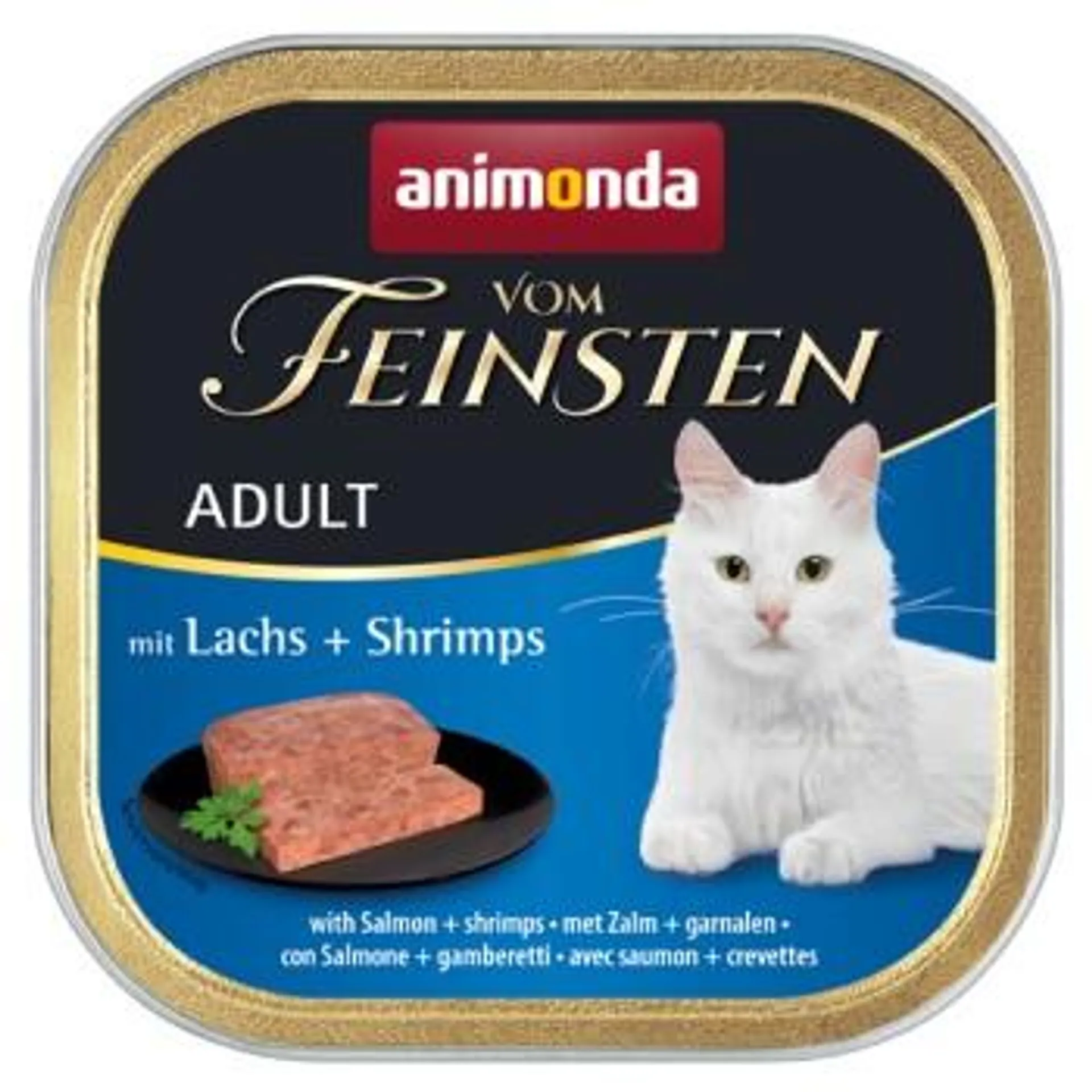 animonda Vom Feinsten Adult Lachs & Shrimps 32x100 g