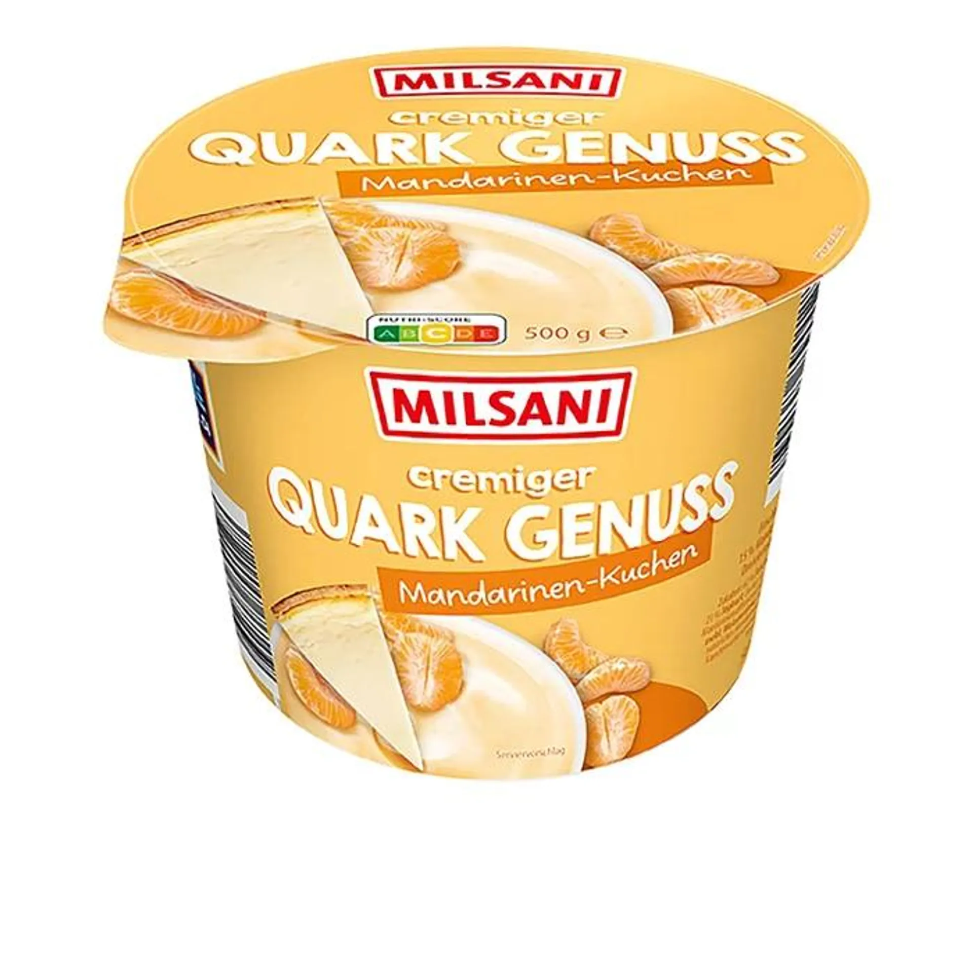 MILSANI cremiger Quark-Genuss 500 g, Mandarinenkuchen