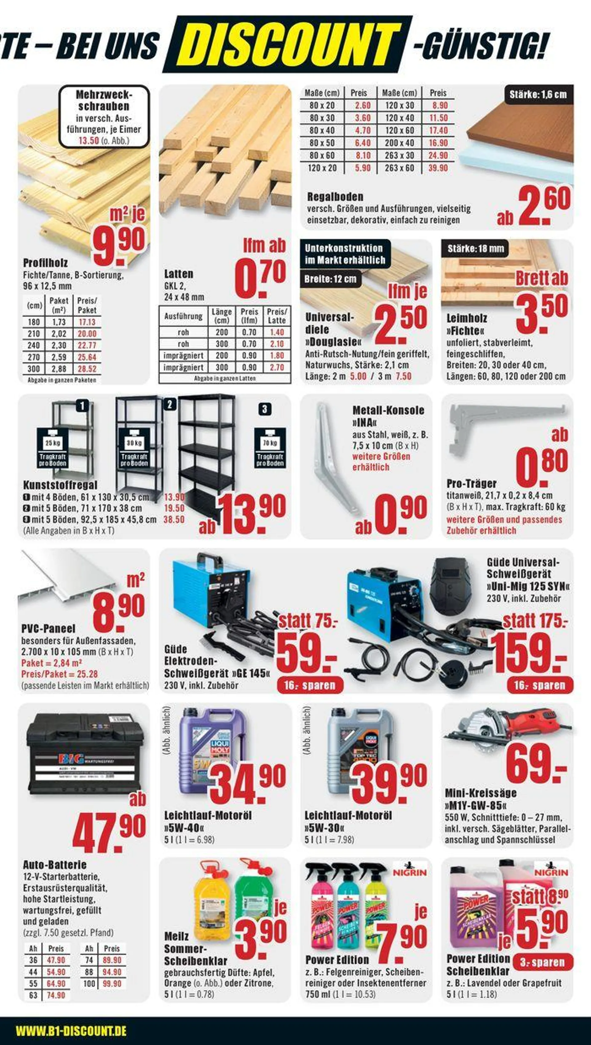 B1 Discount Baumarkt flugblatt - 5