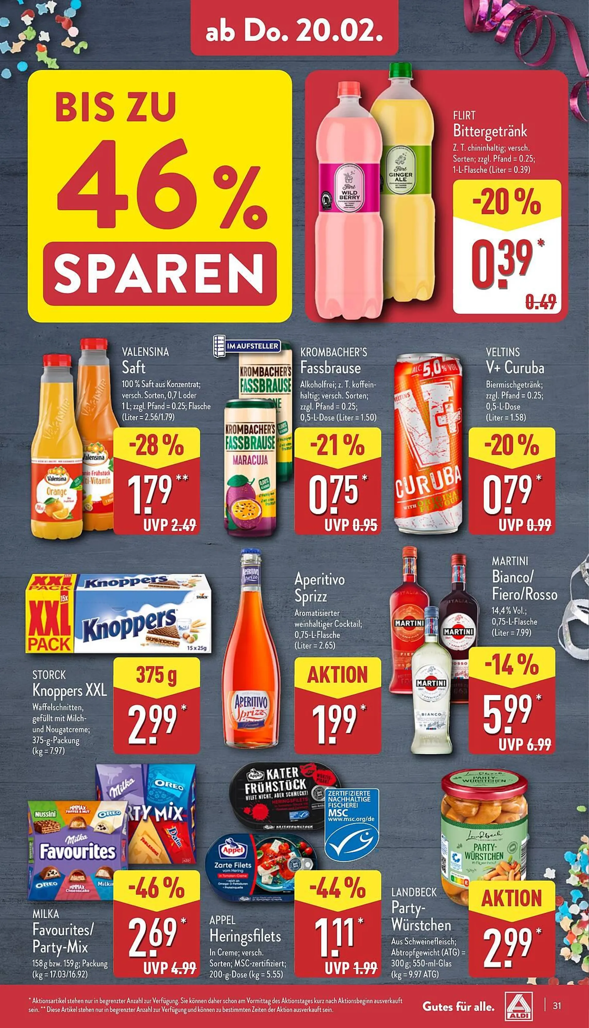 Aldi Nord Prospekt von 17. Februar bis 22. Februar 2025 - Prospekt seite 31