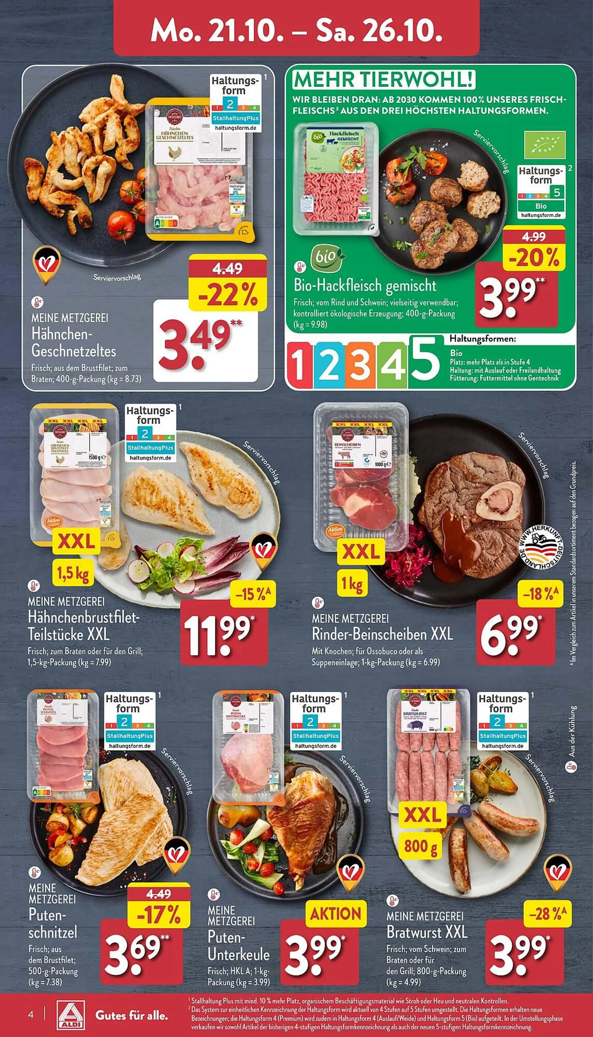 Aldi Nord Prospekt von 21. Oktober bis 26. Oktober 2024 - Prospekt seite 4