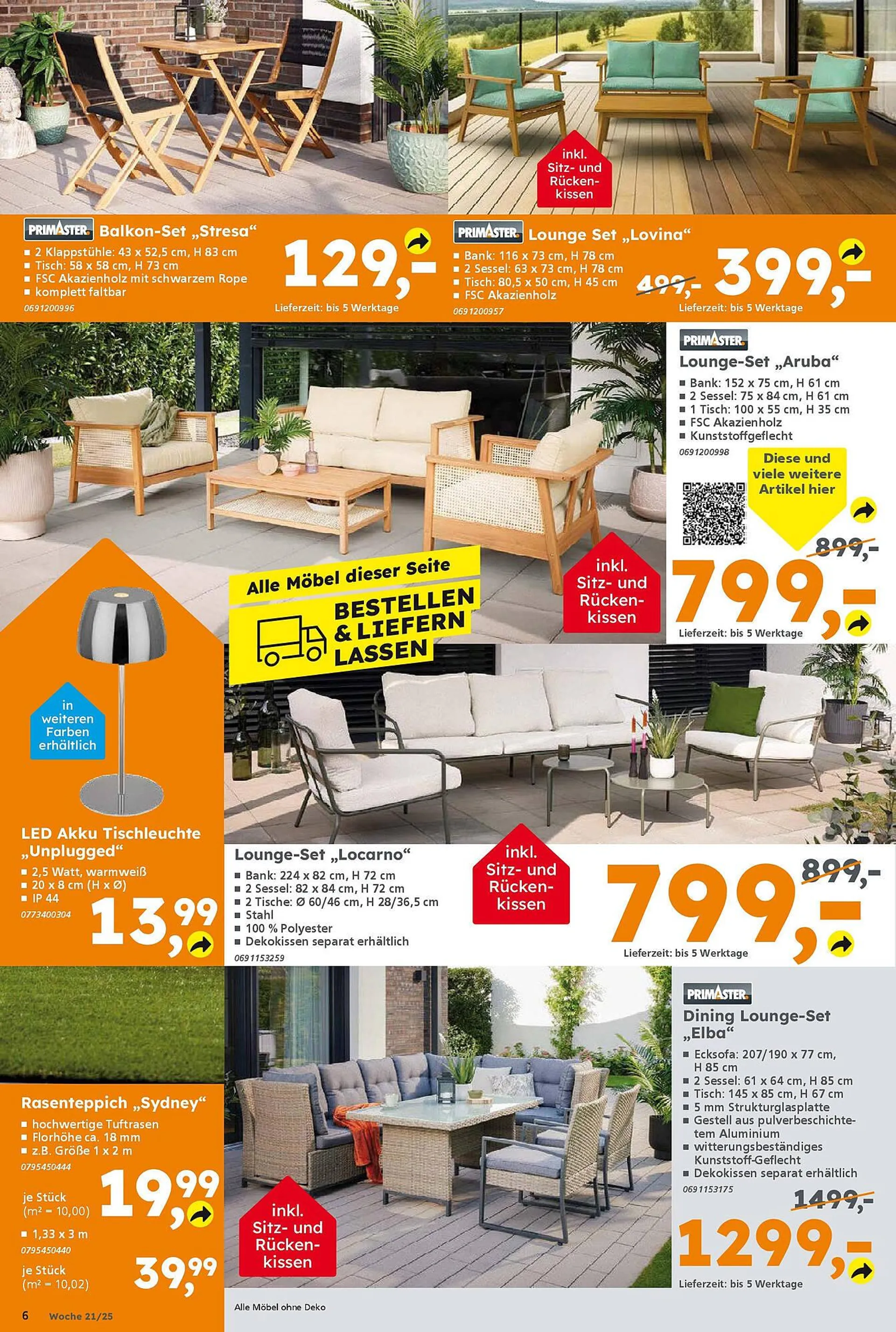 Globus Baumarkt Prospekt von 18. Mai bis 24. Mai 2025 - Prospekt seite 6
