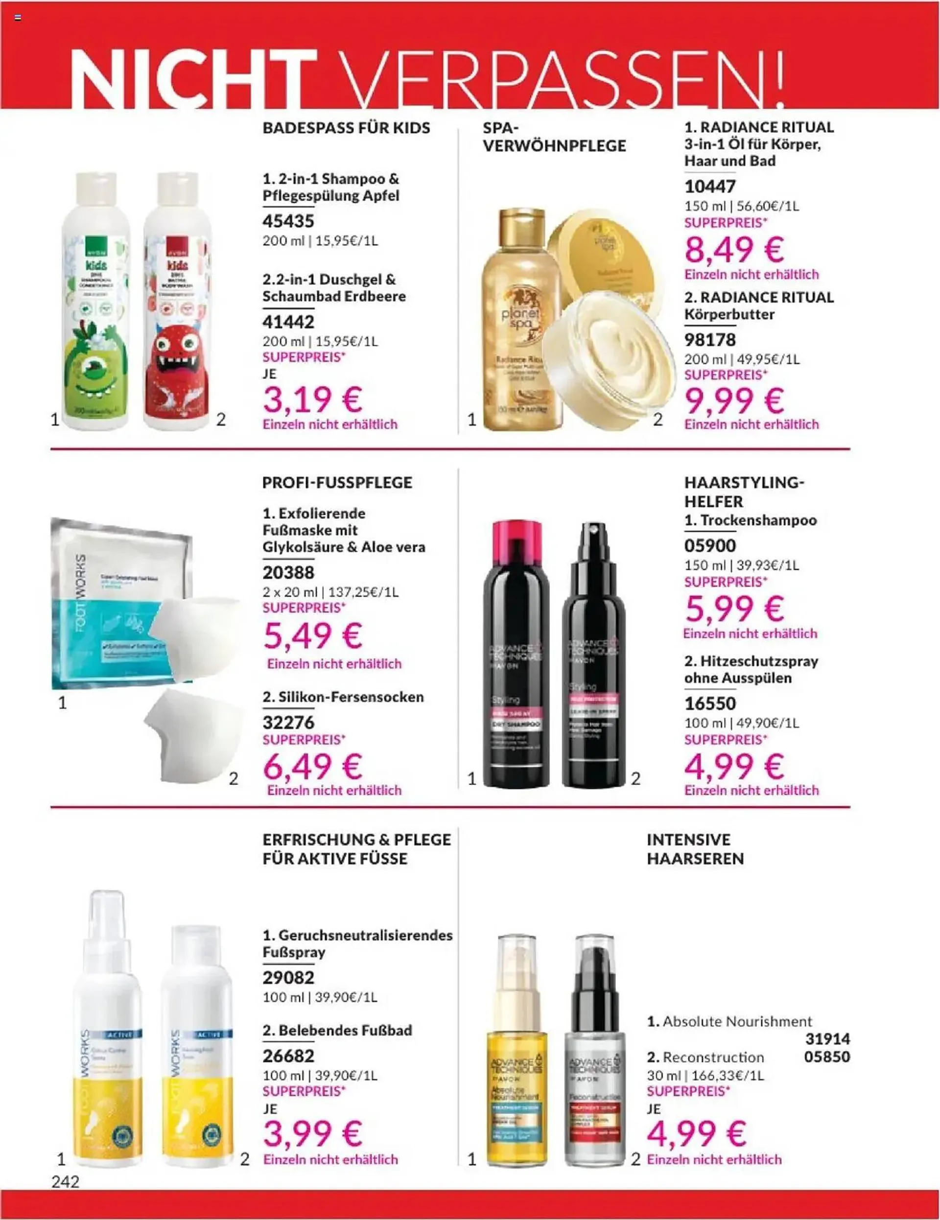 Avon Prospekt von 1. Dezember bis 30. Dezember 2024 - Prospekt seite 242