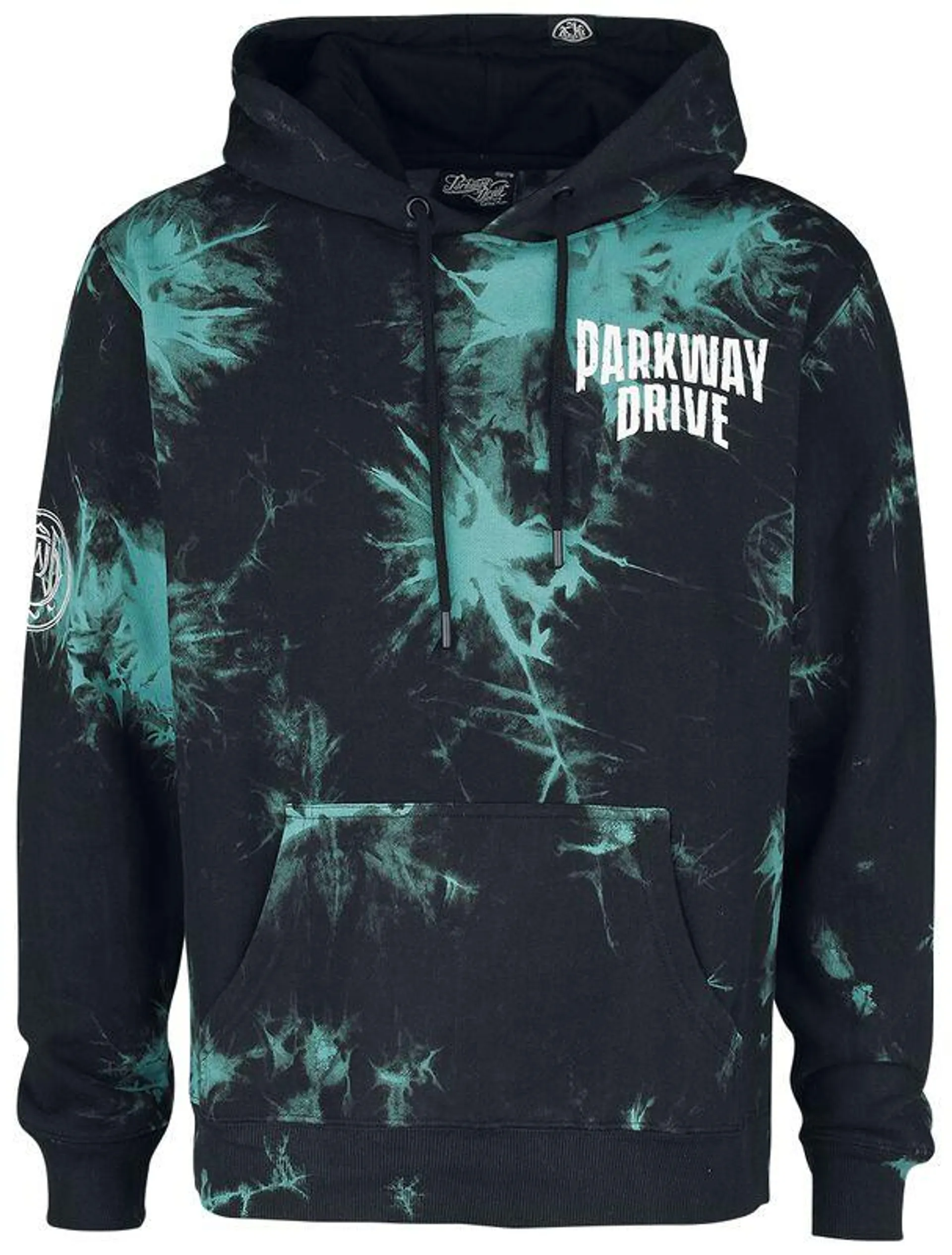 "EMP Signature Collection" Kapuzenpullover schwarz/türkis von Parkway Drive