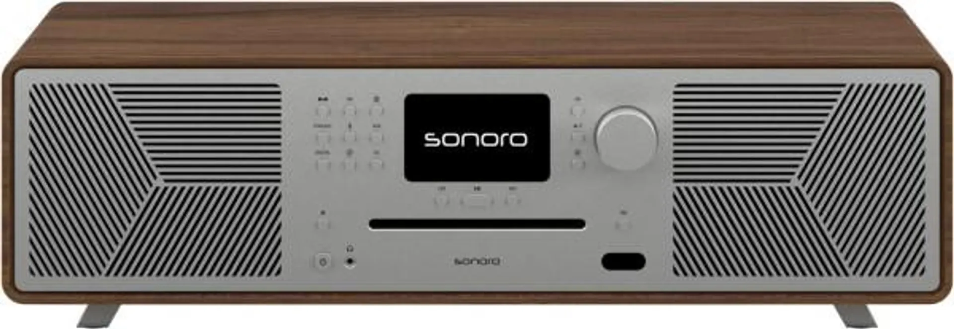 sonoro Meisterstück (Gen.2) Design Audio-System Netzwerkfähig walnuß/silber