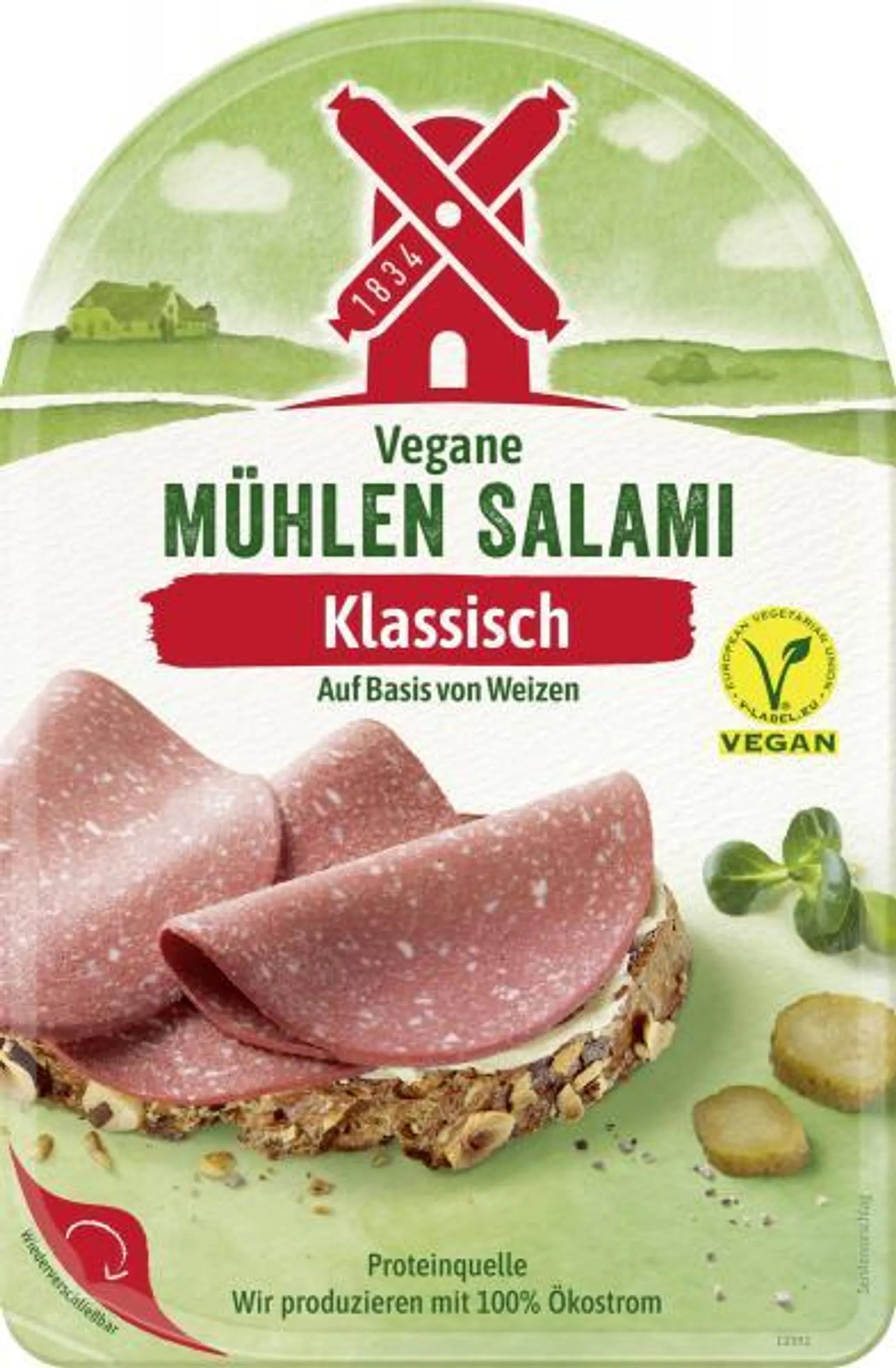 Rügenwalder Mühle Vegane Mühlen Salami klassisch 80 g