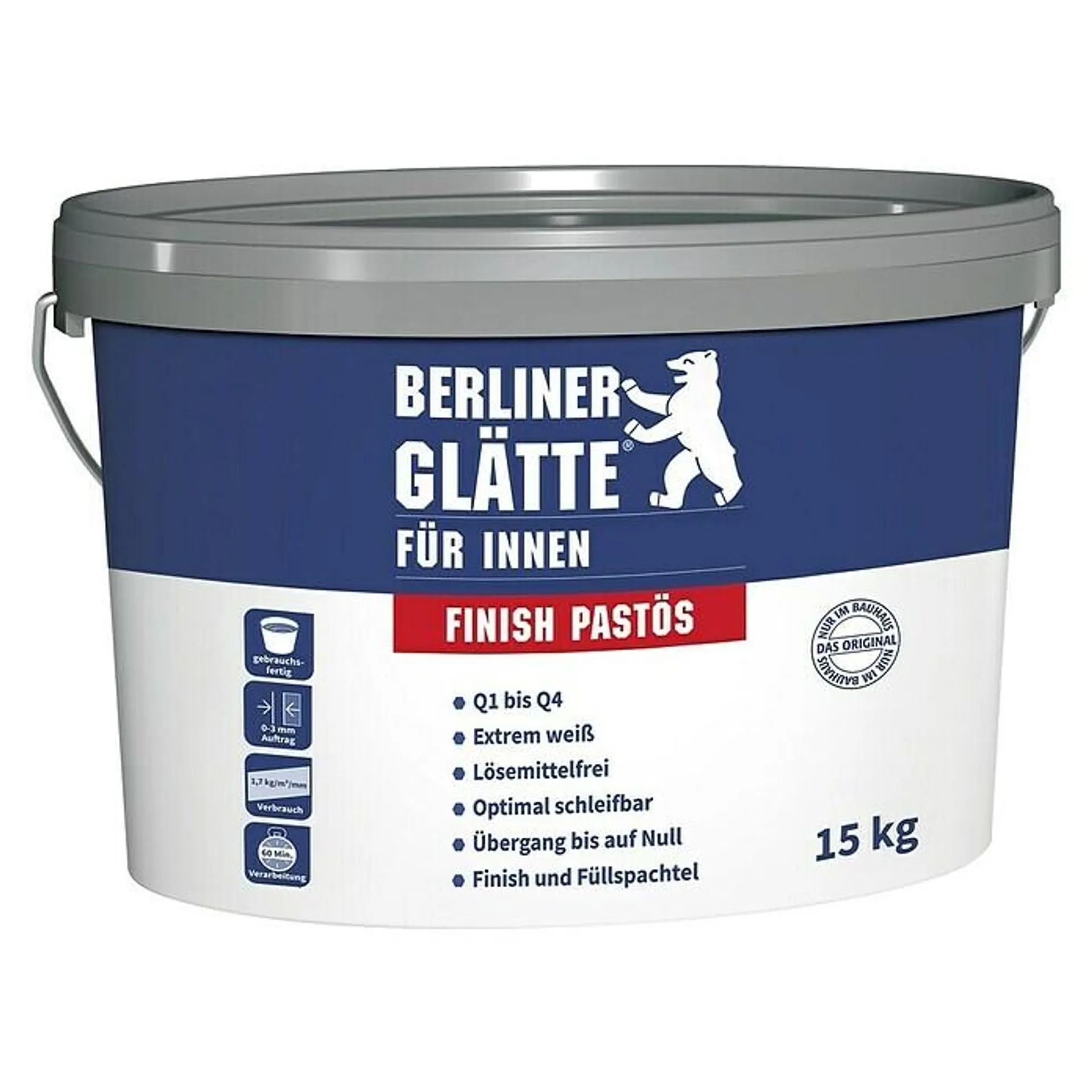 Berliner Glätte Füll- & Glättspachtel Finish Pastös