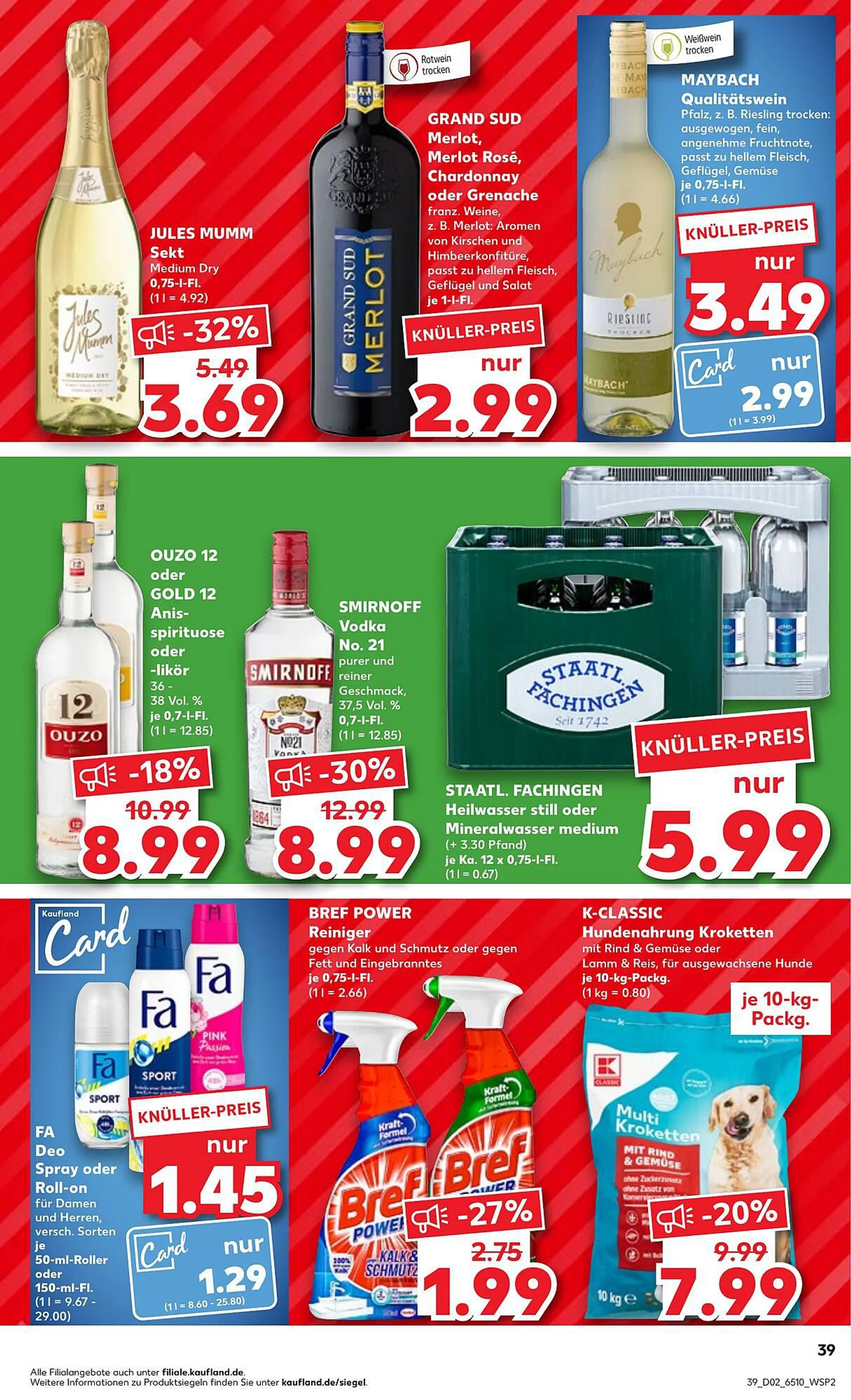 Kaufland Prospekt von 11. Januar bis 17. Januar 2024 - Prospekt seite 41