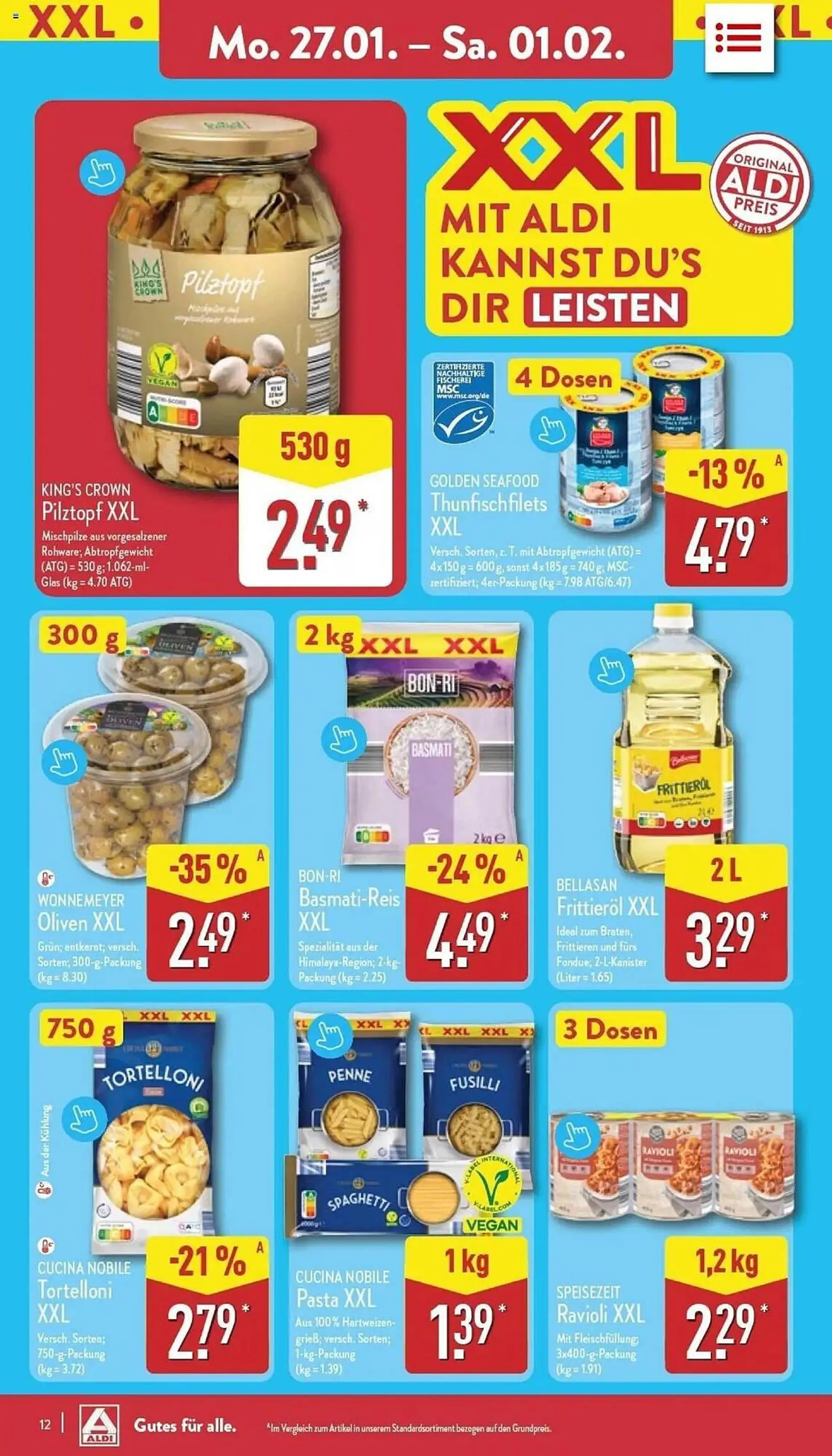 Aldi Nord Prospekt von 27. Januar bis 1. Februar 2025 - Prospekt seite 12