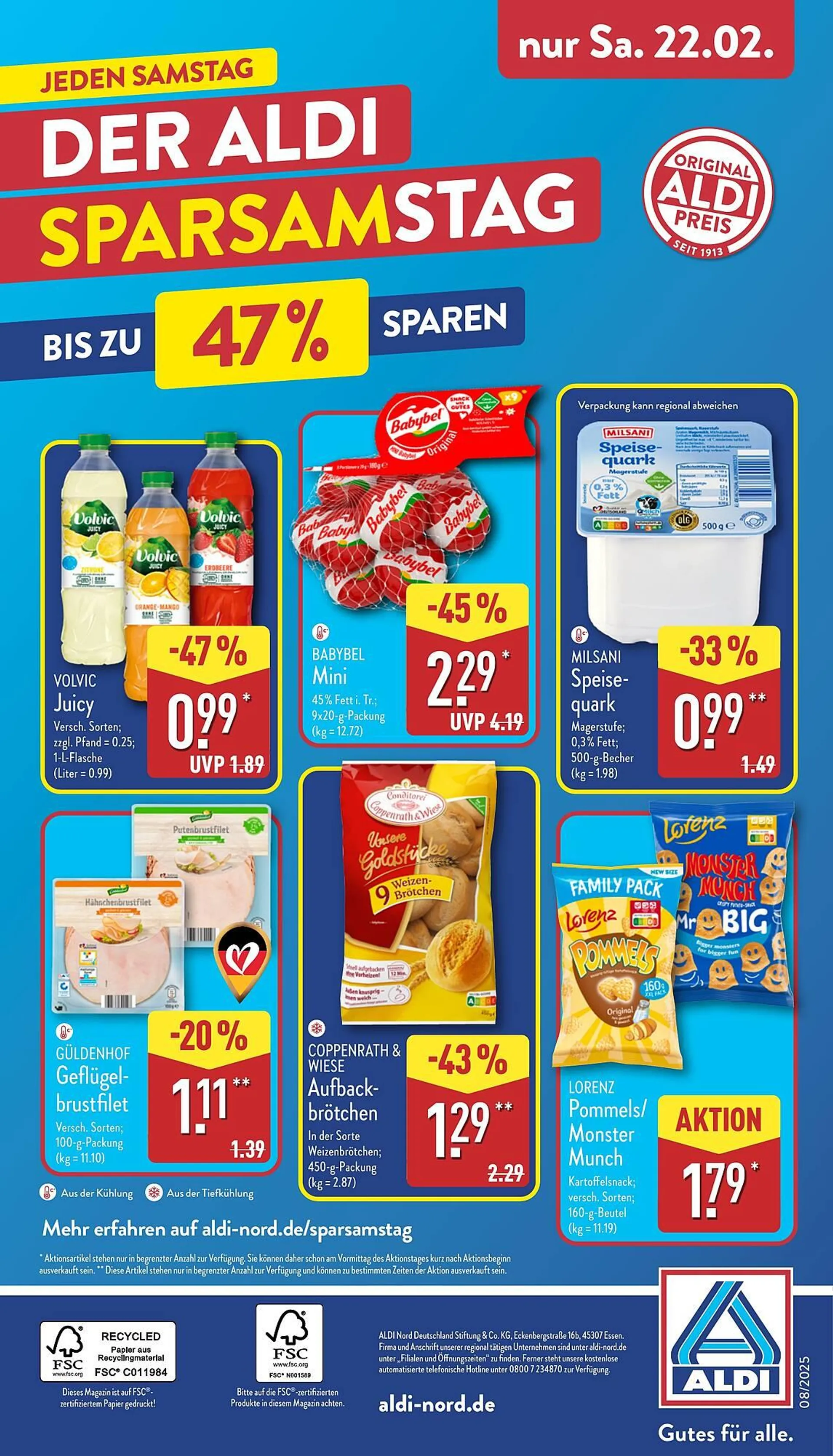 Aldi Nord Prospekt von 17. Februar bis 22. Februar 2025 - Prospekt seite 36