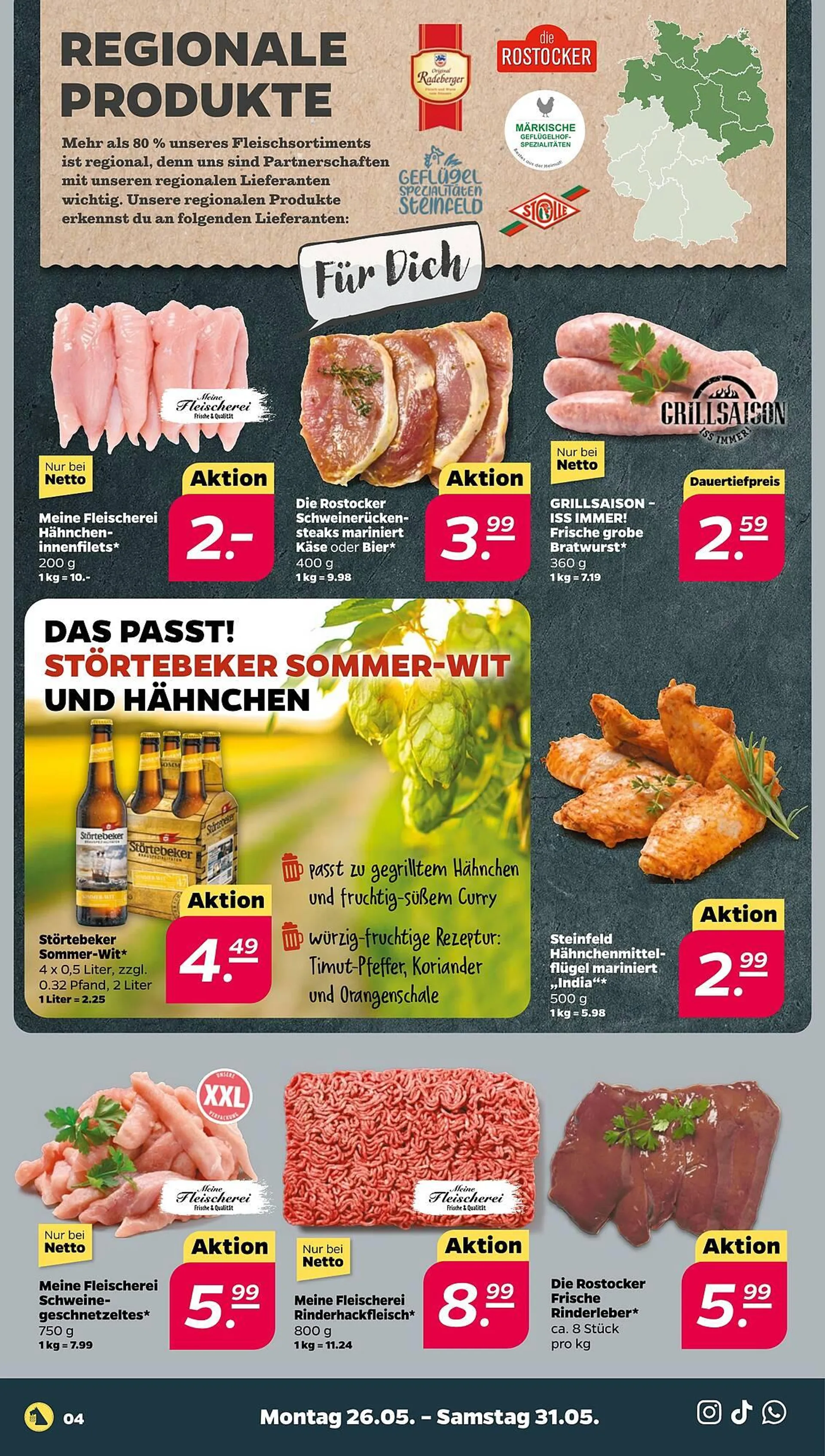 NETTO Prospekt von 26. Mai bis 31. Mai 2025 - Prospekt seite 4