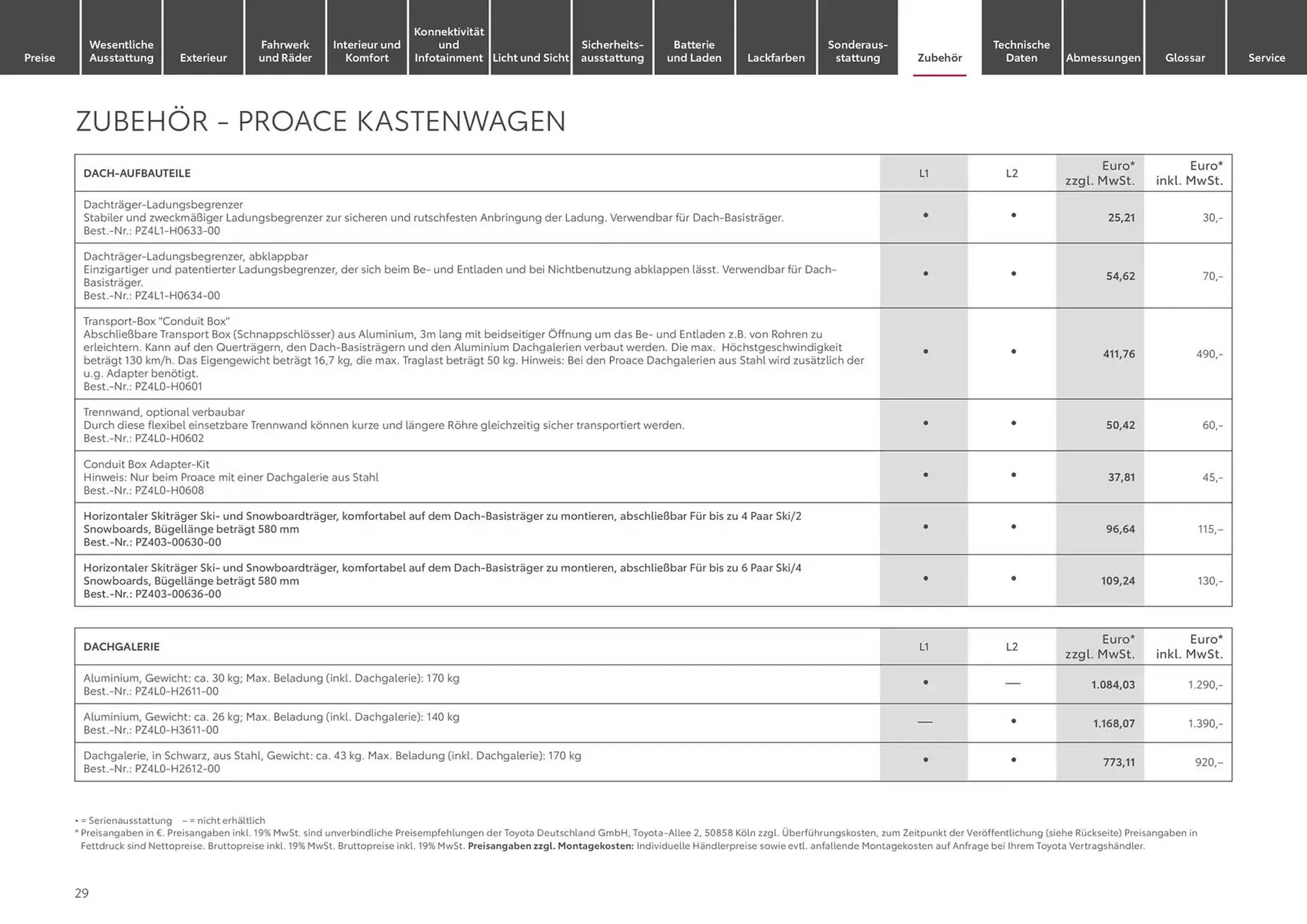 Toyota Prospekt von 13. November bis 13. November 2025 - Prospekt seite 29