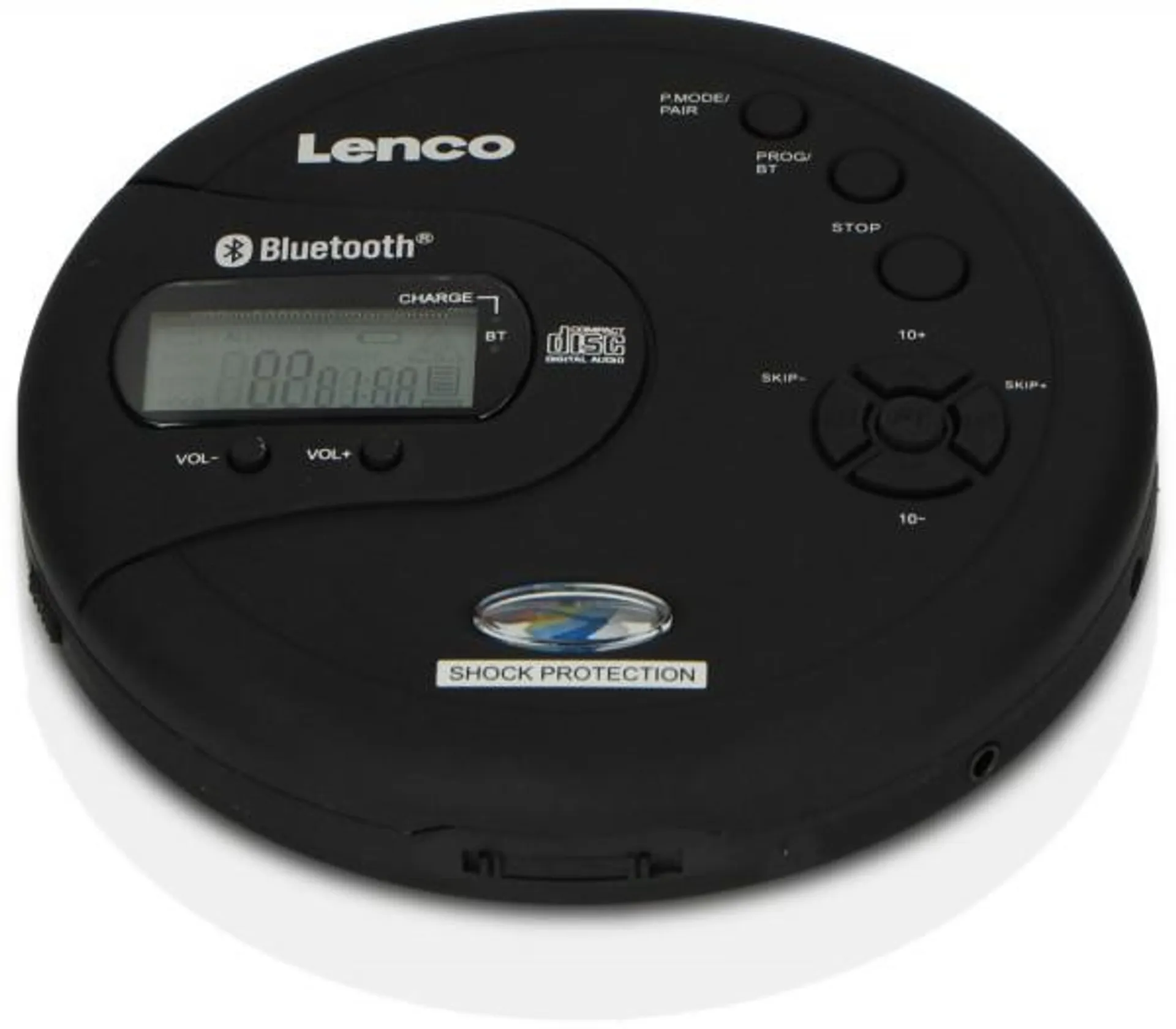 Lenco CD-300BK tragbarer MP3 CD-Player schwarz