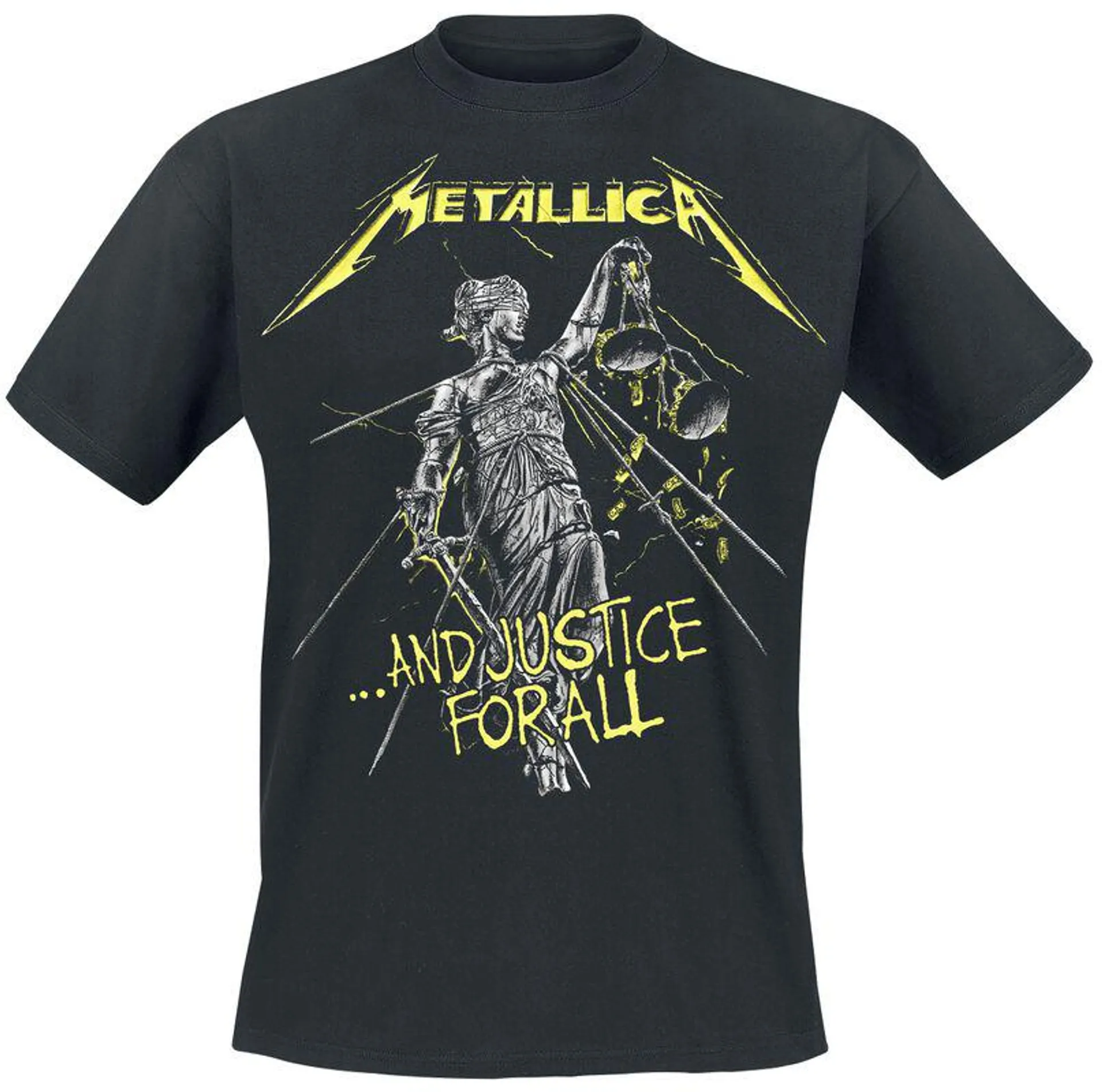 "...And Justice For All - Tracklist" T-Shirt schwarz von Metallica