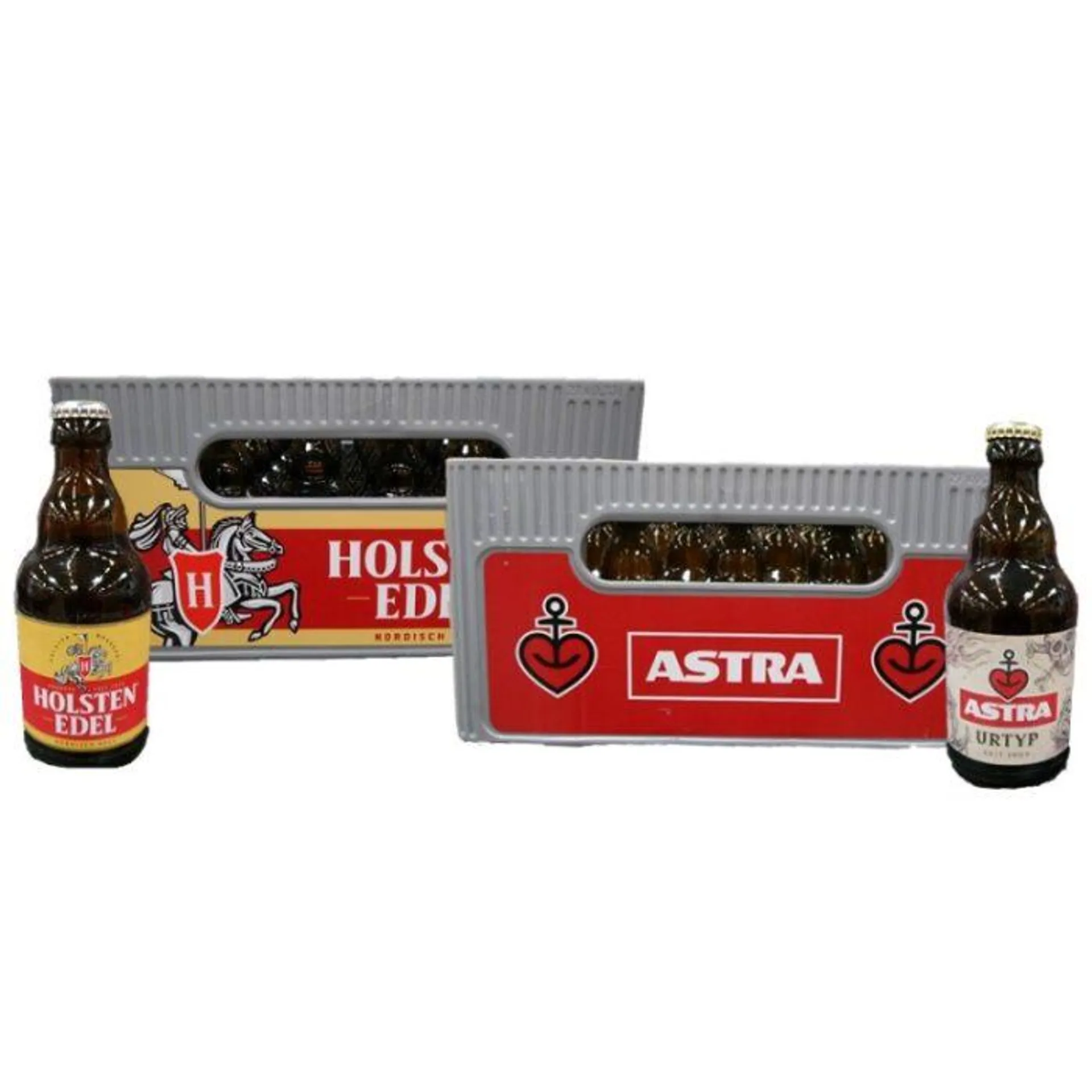 Holsten Edel Bier oder Astra Urtyp (27×0,33l)