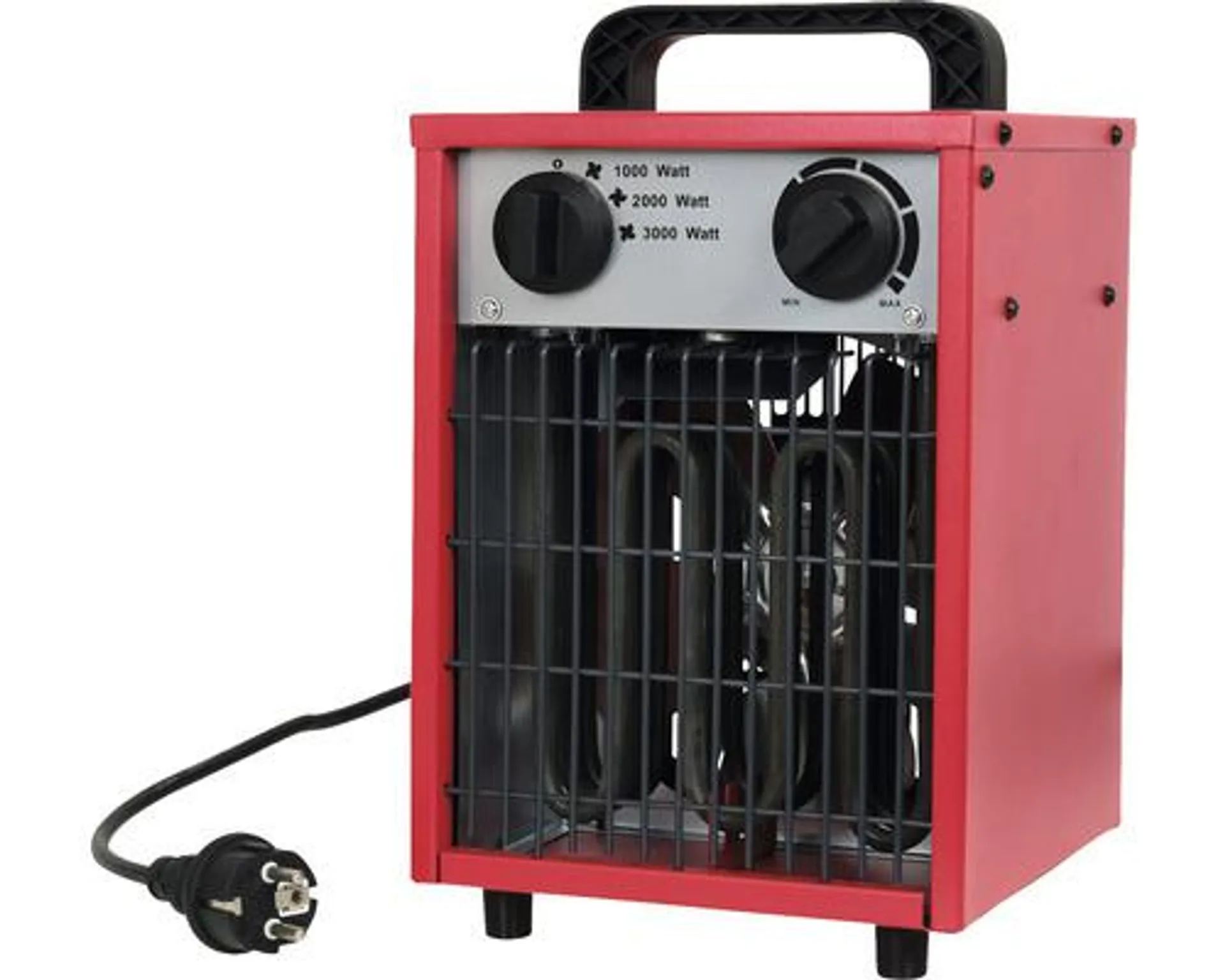 Elektro Heizlüfter rot 3000 W