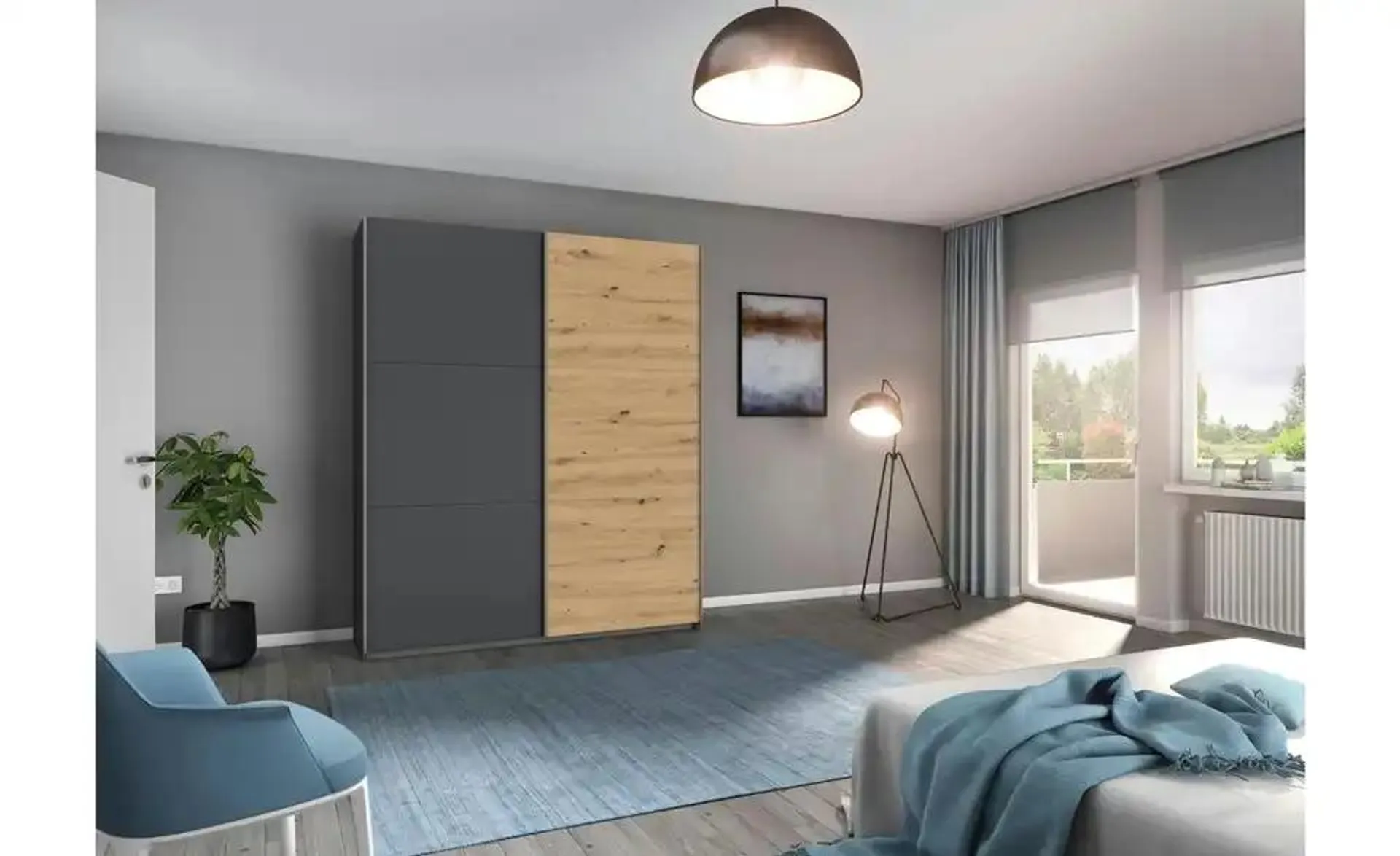 Schwebetürenschrank Acton