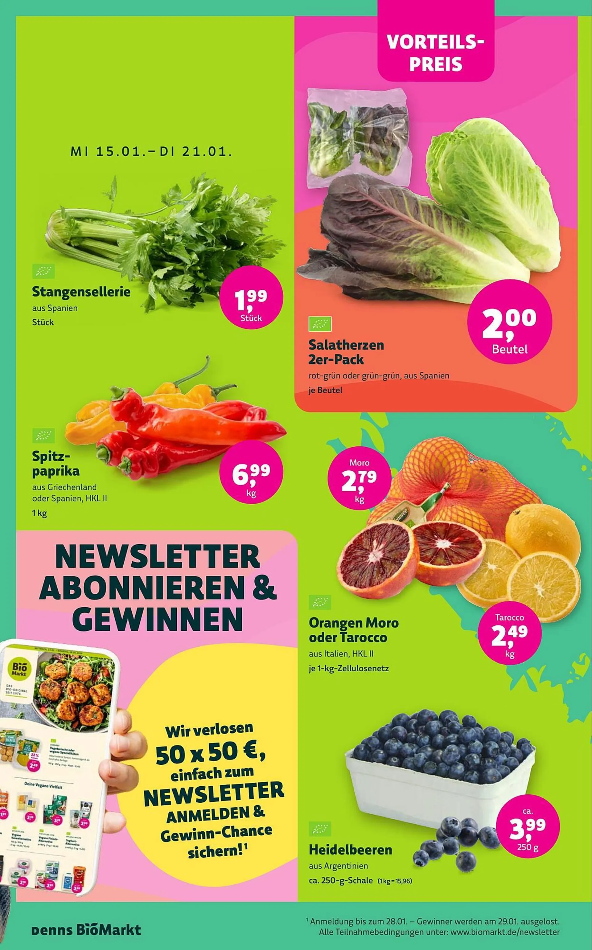 Landmann's Biomarkt Prospekt von 15. Januar bis 28. Januar 2025 - Prospekt seite 2